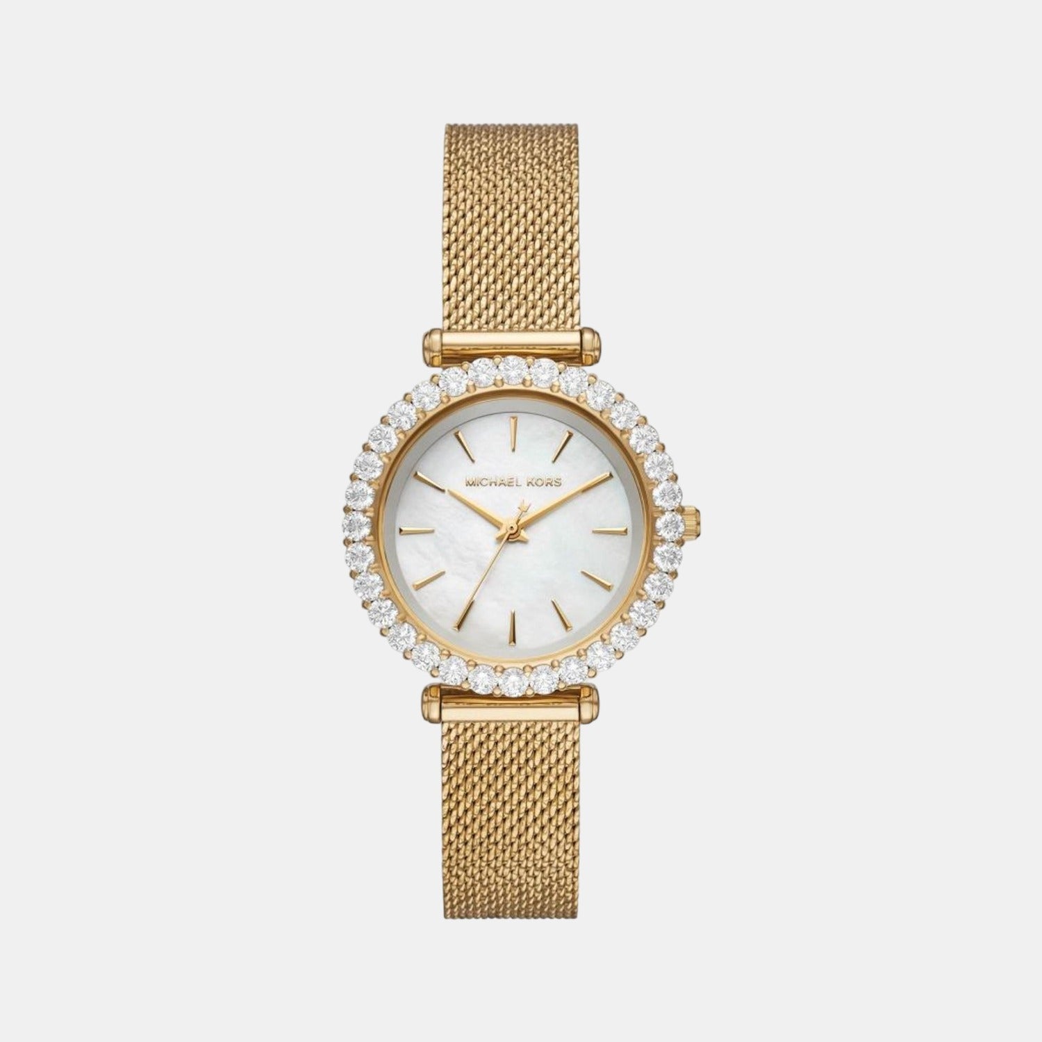 Michael Kors Darci Women Quartz White Dial Analog Stainless Steel Watch MK4629