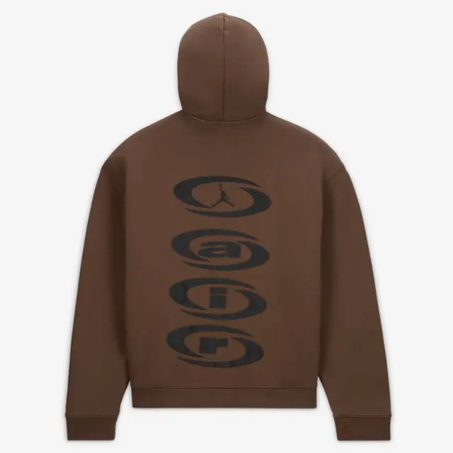 Cop Underdog Jordan x Travis Scott Men's Pullover Hoodie 'Brown' - view 2