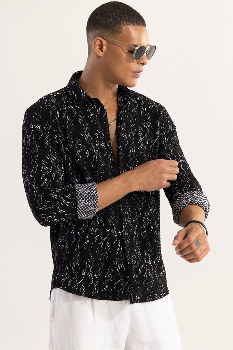 SNITCH Celestial Black Shirt