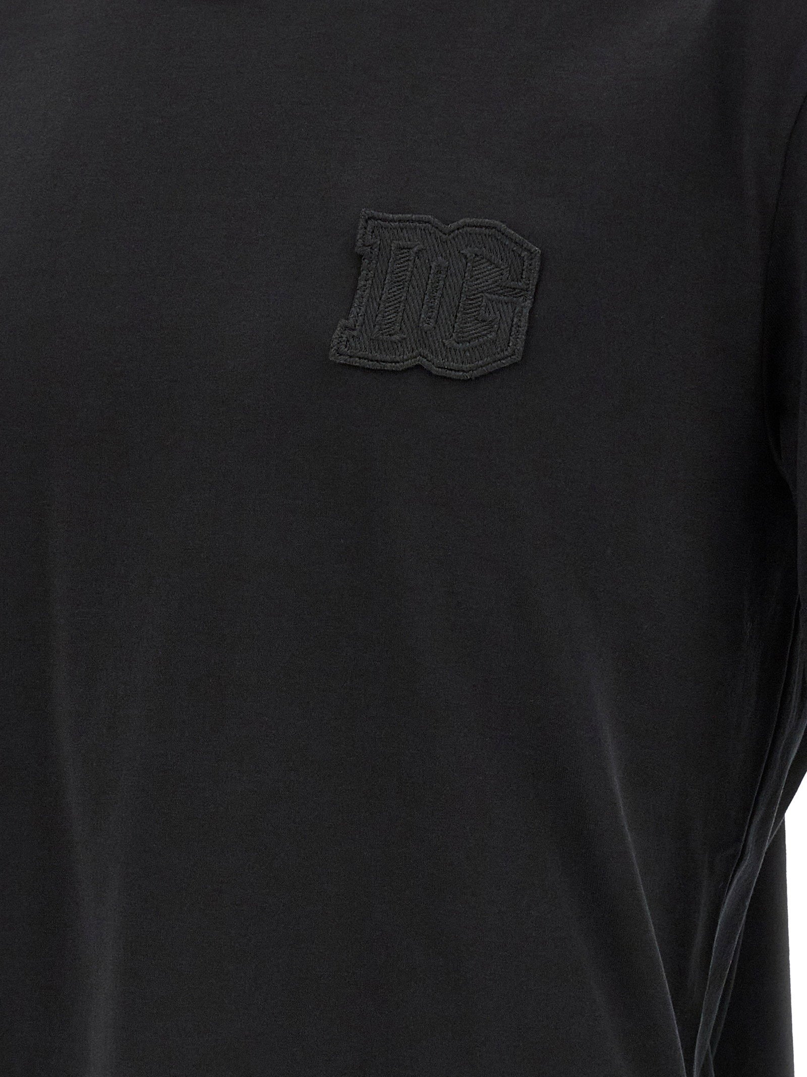 Dolce & Gabbana Dg Patch T-shirt – 100% cotton - view 4