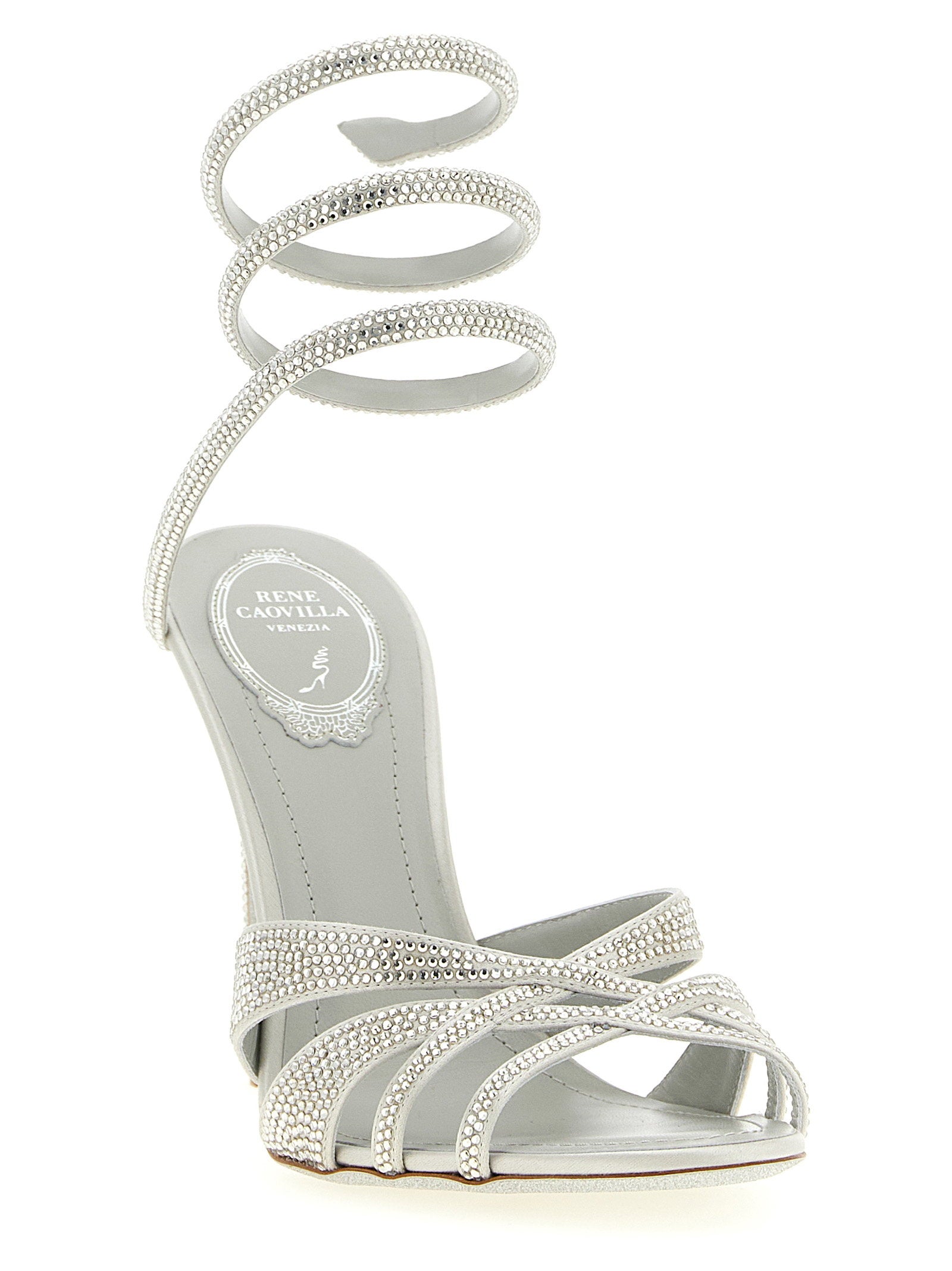 René Caovilla Dania Sandals – 68% viscose, 32% silk - view 2