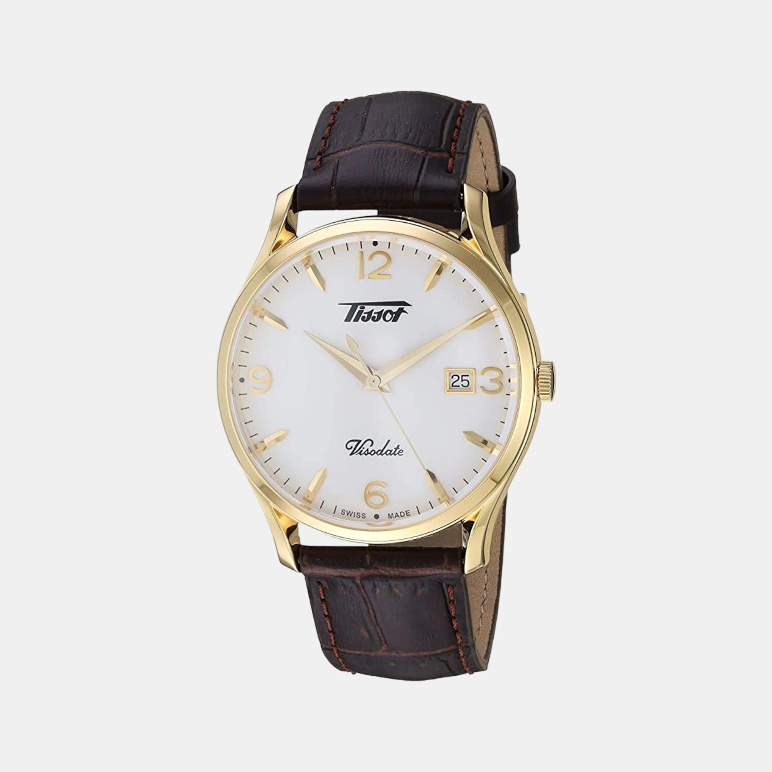 Tissot Heritage Visodate Men Analog Leather Watch T1184103627700
