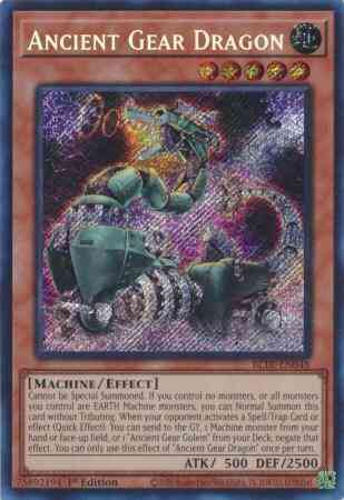 Yu-Gi-Oh! Ancient Gear Dragon - BLTR-EN048 - Secret Rare - 1st Edition