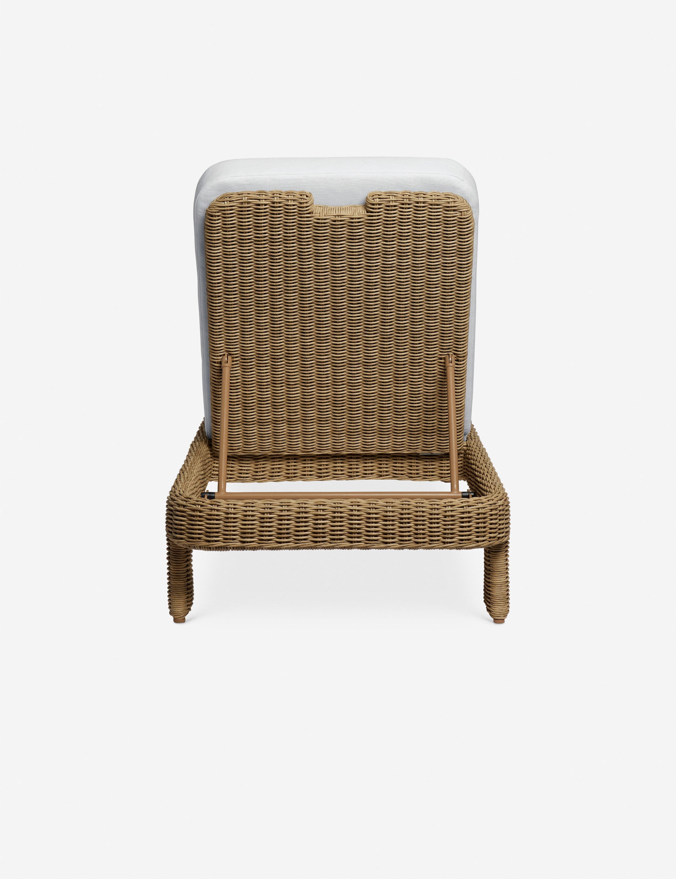Lulu and Georgia Hadler Outdoor Lounger, Ivory - view 12