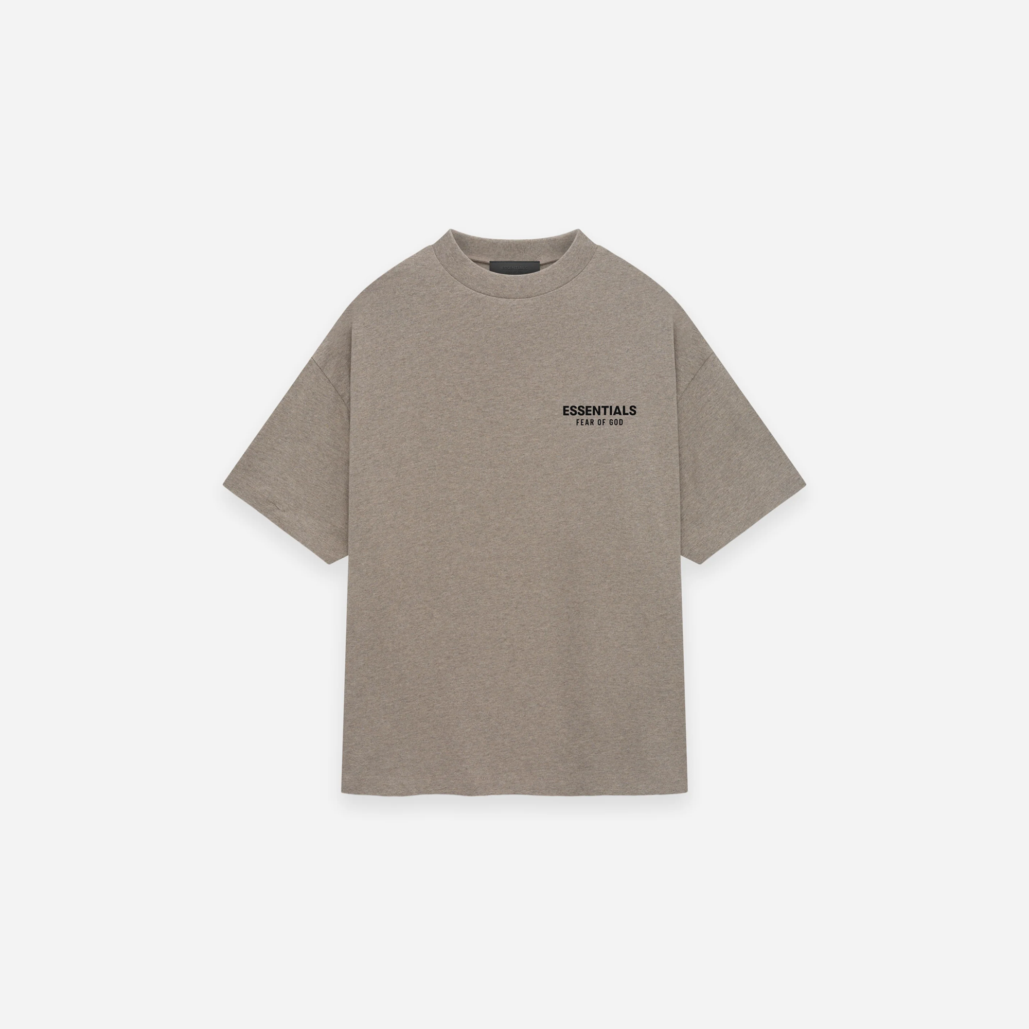 Fear Of God Essentials SS25 Jersey Crewneck T-Shirt Heather Grey