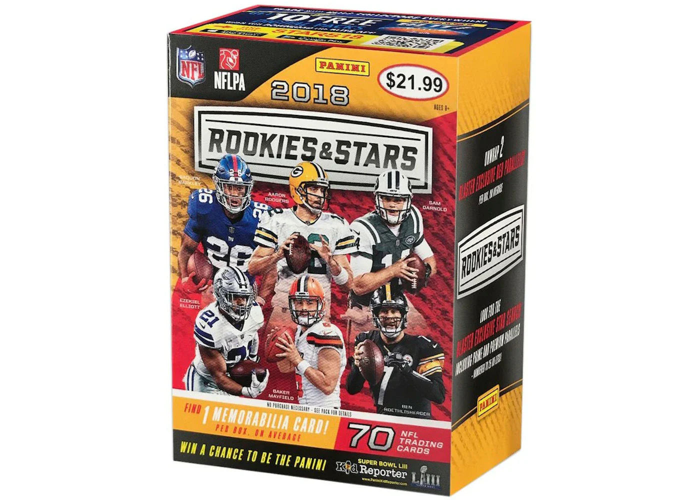 Rookies stars football – 2018 Panini Rookies & Stars Football Blaster Box