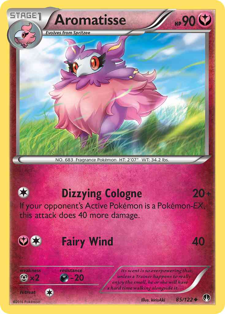 Uncommon xy9-85 non-holo – Pokémon Aromatisse - 85/122 - Uncommon [xy9-85] [Non-Holo]