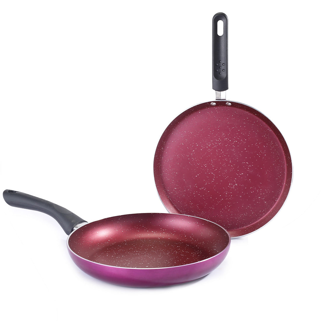 Bandhan Non-Stick Cookware 2 Pcs. Set | Dosa Tawa and Fry Pan by blacktree