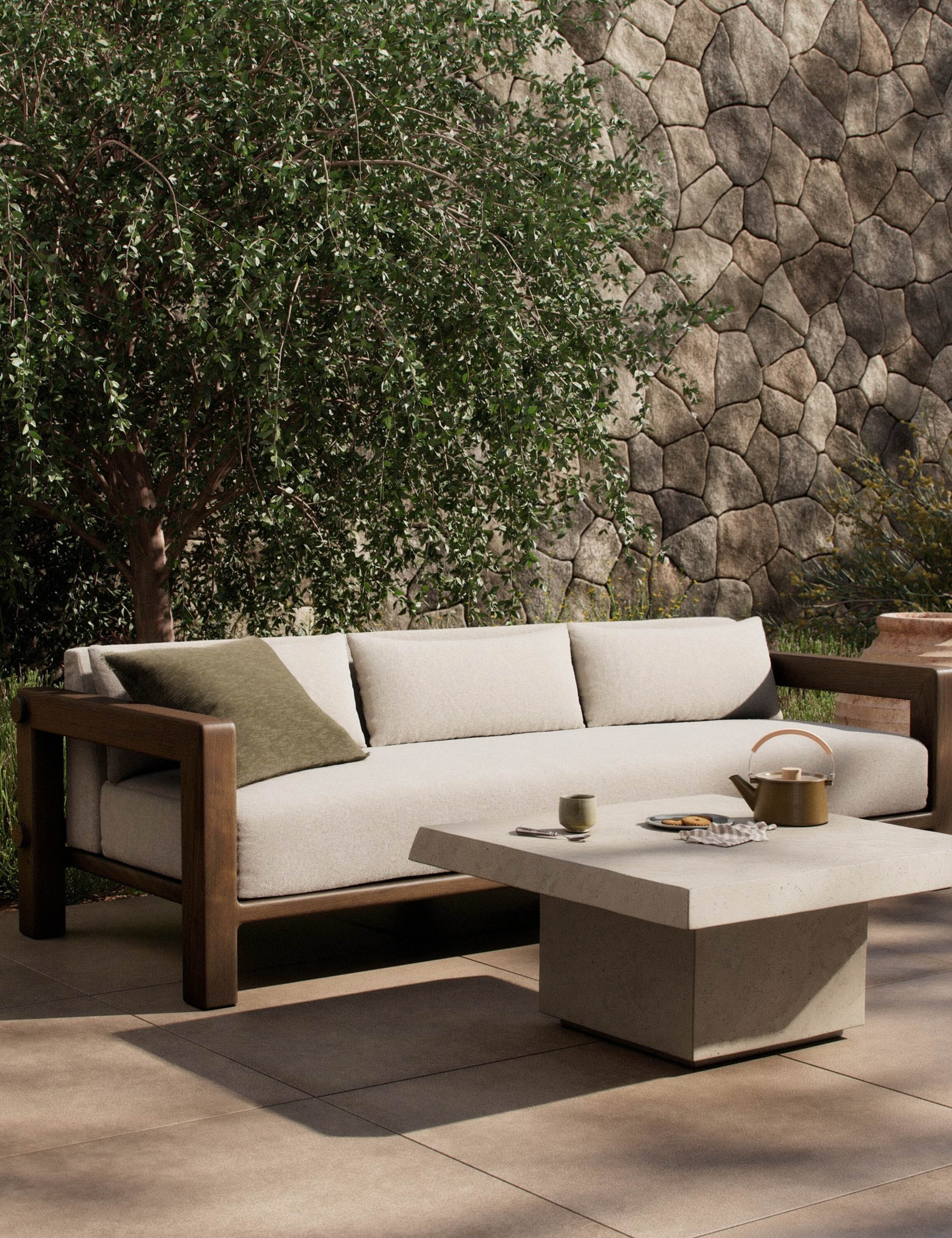 Lulu and Georgia Lumi Indoor / Outdoor Sofa by Amber Lewis x Four Hands - view 2