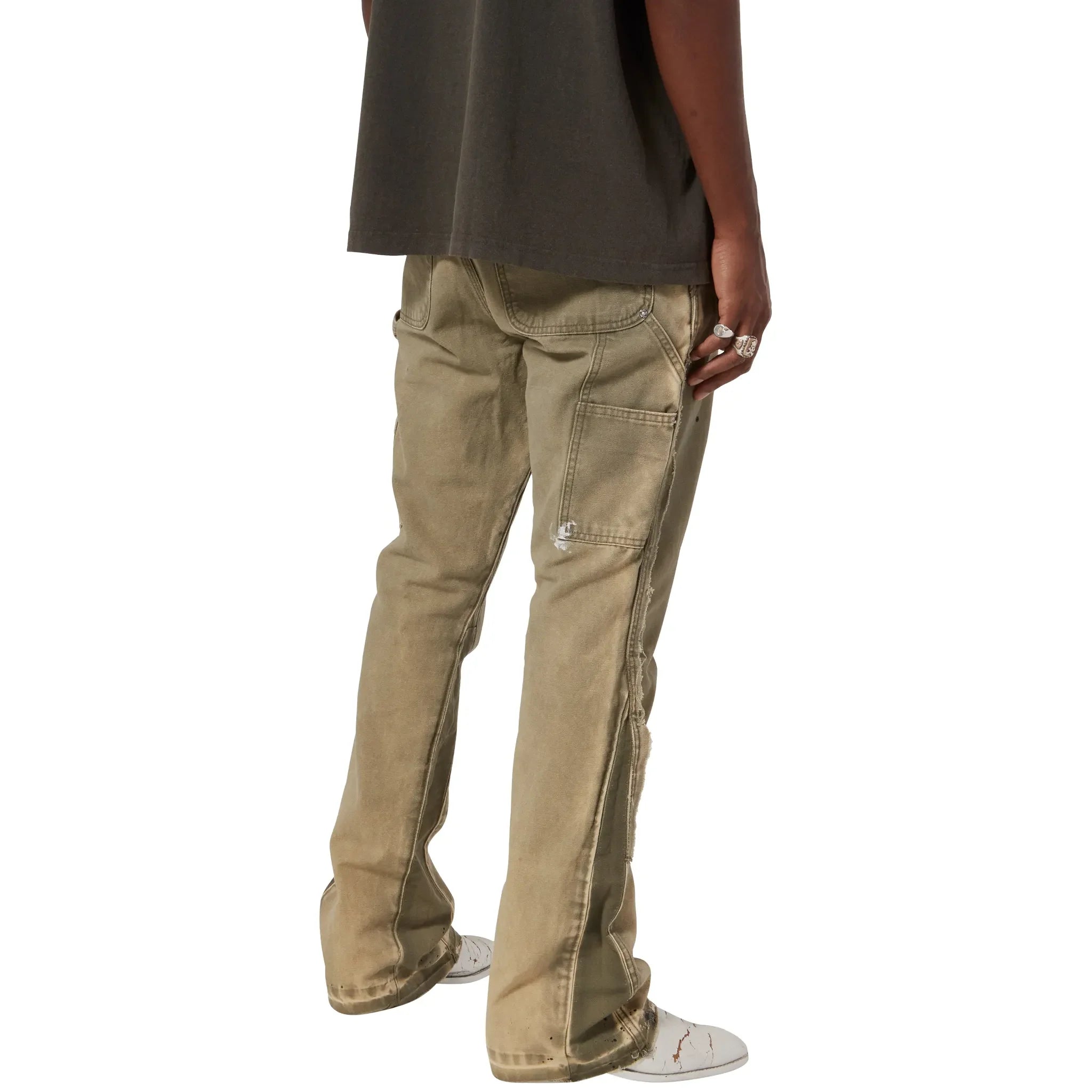 Gallery Dept. LA Carpenter Moss Flared Pants – Green - view 3