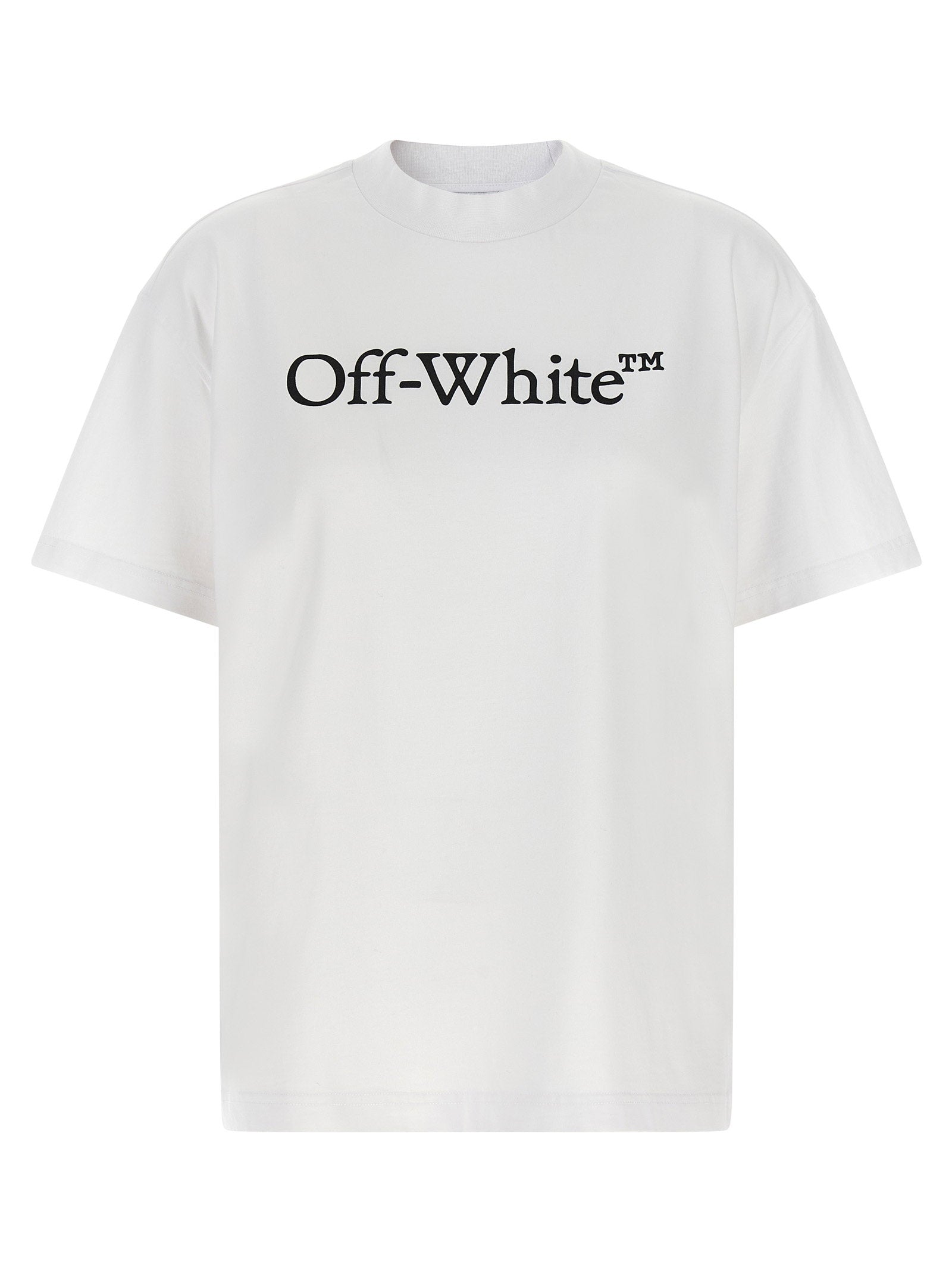 Off White Big Logo Bookish T-shirt – 100% cotton