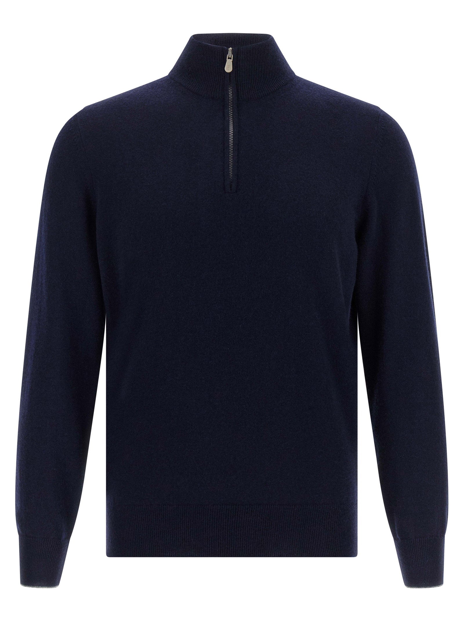 Brunello Cucinelli Half-zip Sweater – 100% cashmere