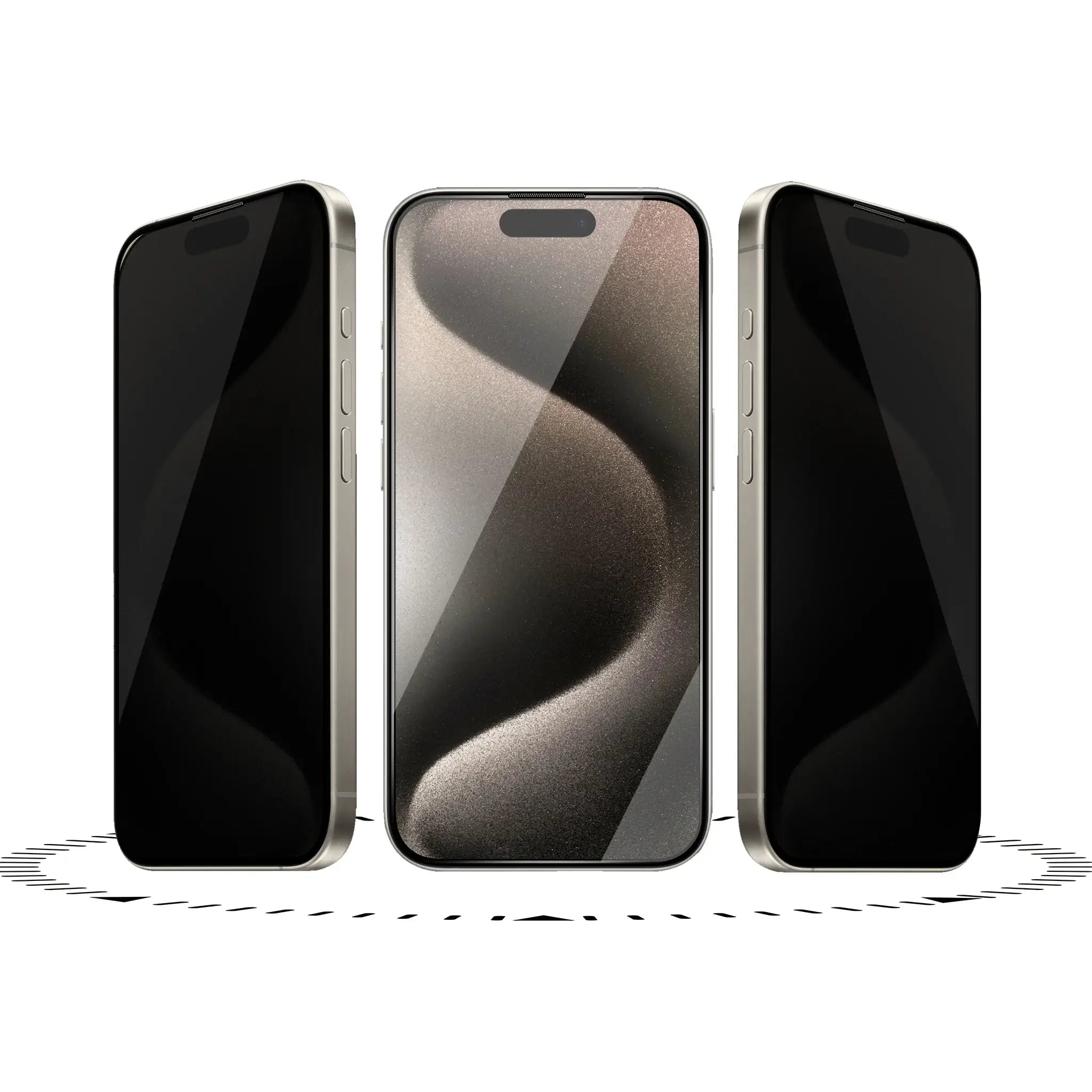 Million Cases iPhone 16 Series Privacy Tempered Glass [ Anti- Spy Glass] - view 2