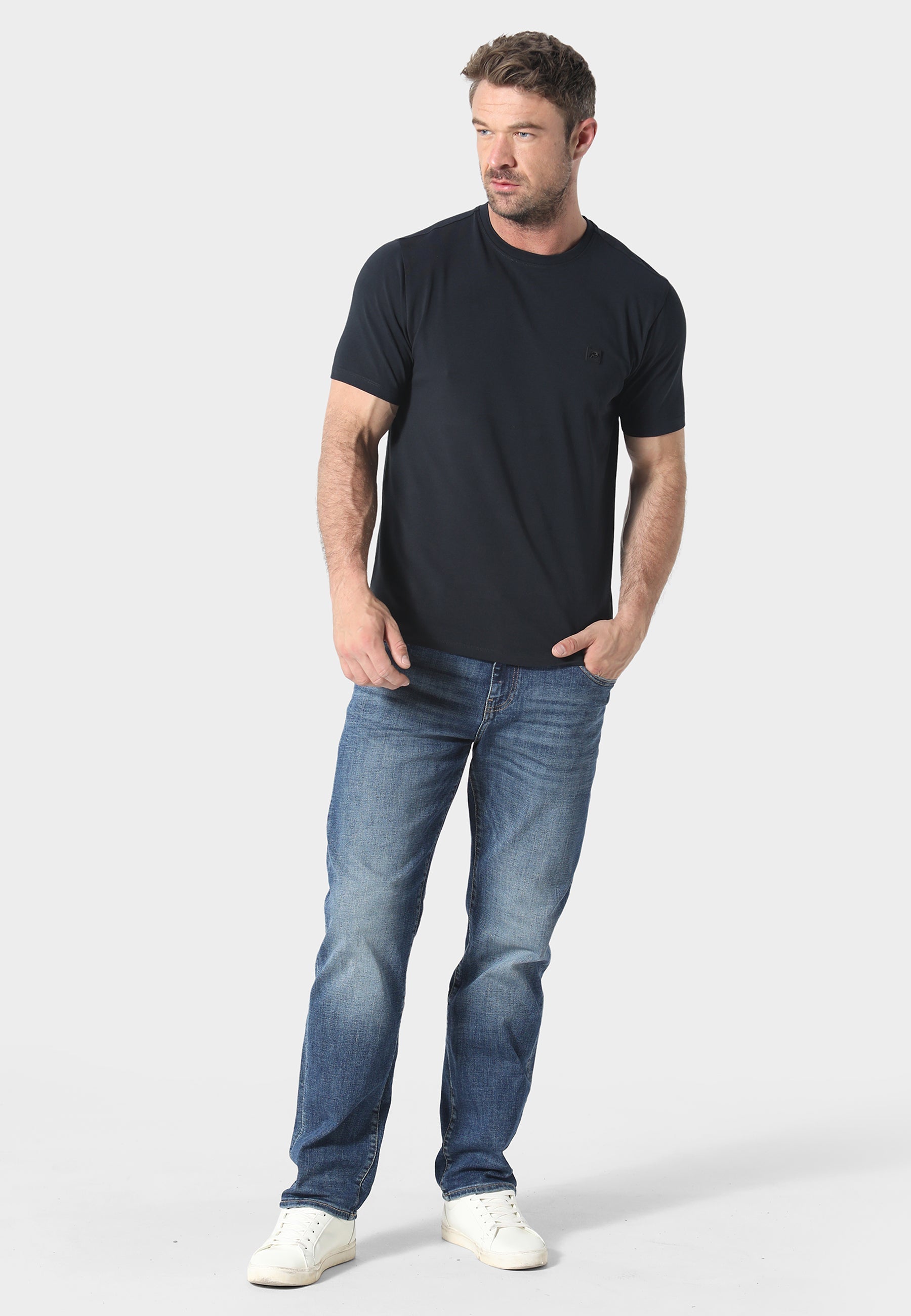 883 Police Dover Navy T-Shirt - view 3