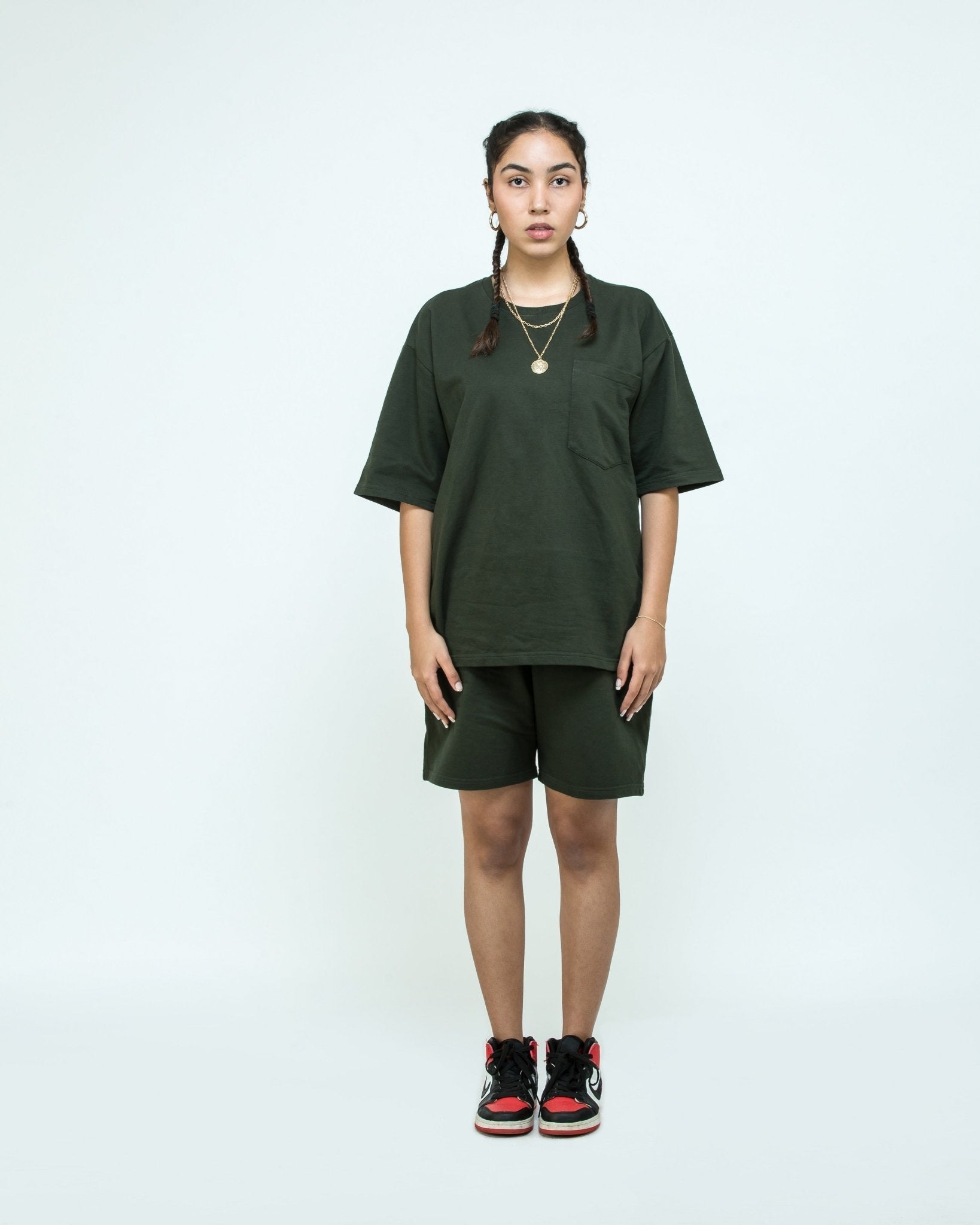 Instinct First Oversized T-Shirt - Safari Kombu - view 6
