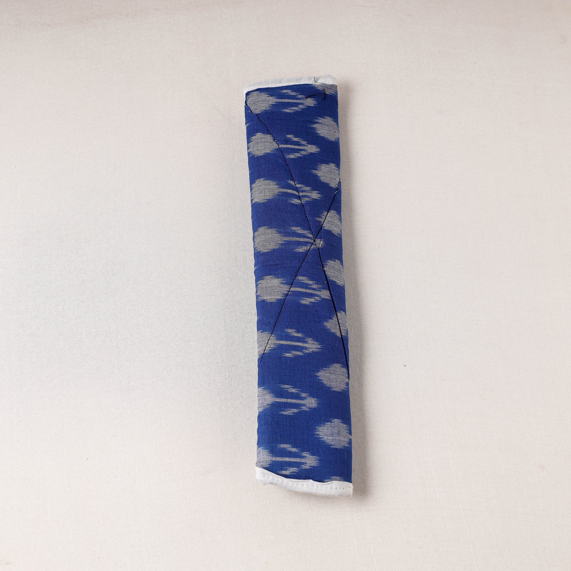 JALPARI Black - Pochampally Ikat Handmade Fridge Handle Cover - view 2