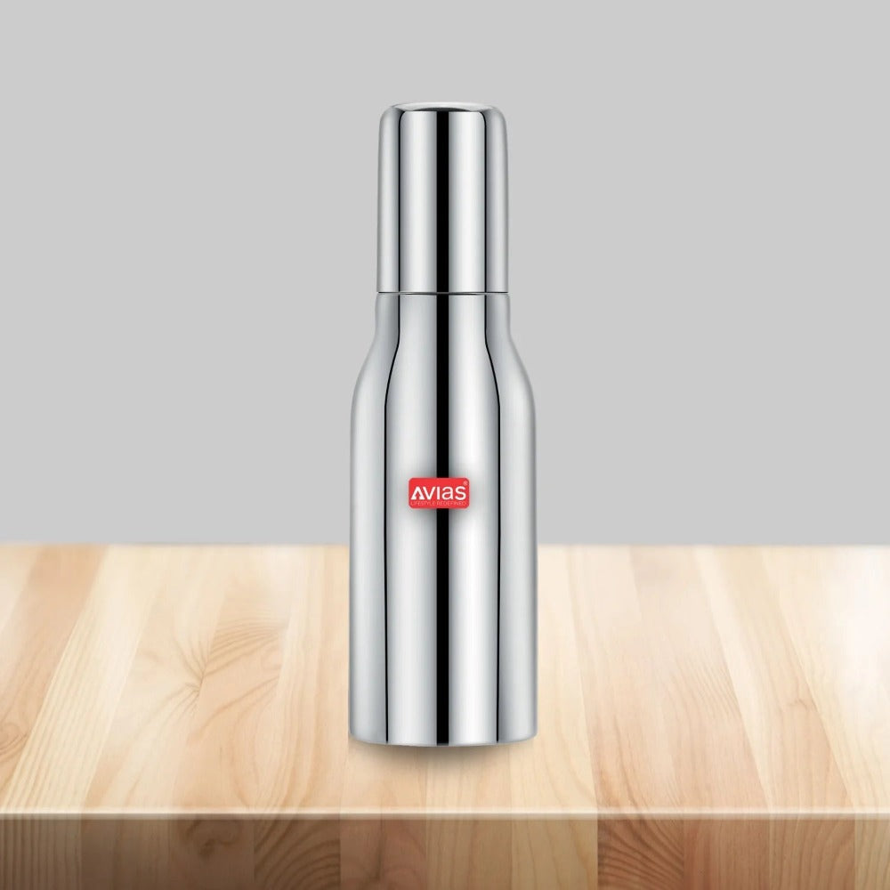 AVIAS Ezee Stainless steel Oil Dispenser Bottle | Silver
