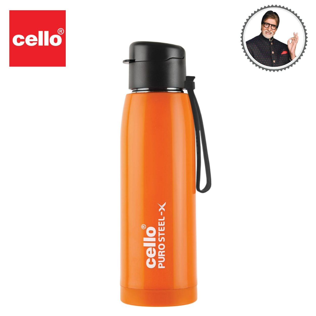 Cello Puro Steel-X Cooper 600 Water Bottle, 630ml - view 26
