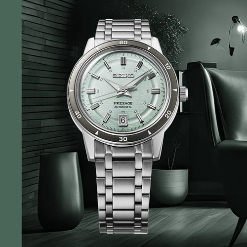 Seiko Presage Style 60's in Ice Green Dial Women 39.5mm SRPL71J1 - view 3