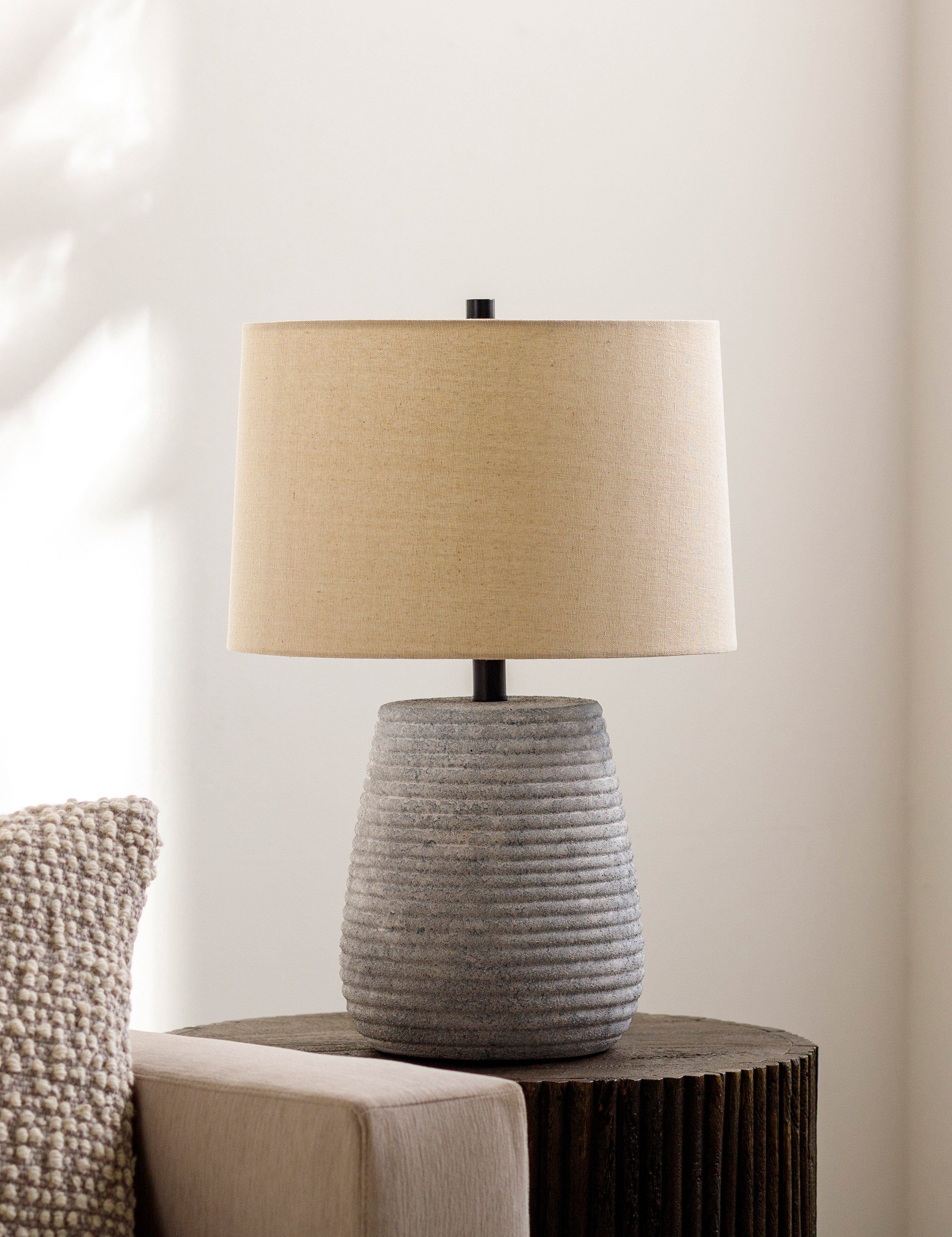 Lulu and Georgia Strickland Table Lamp – Gray - view 2