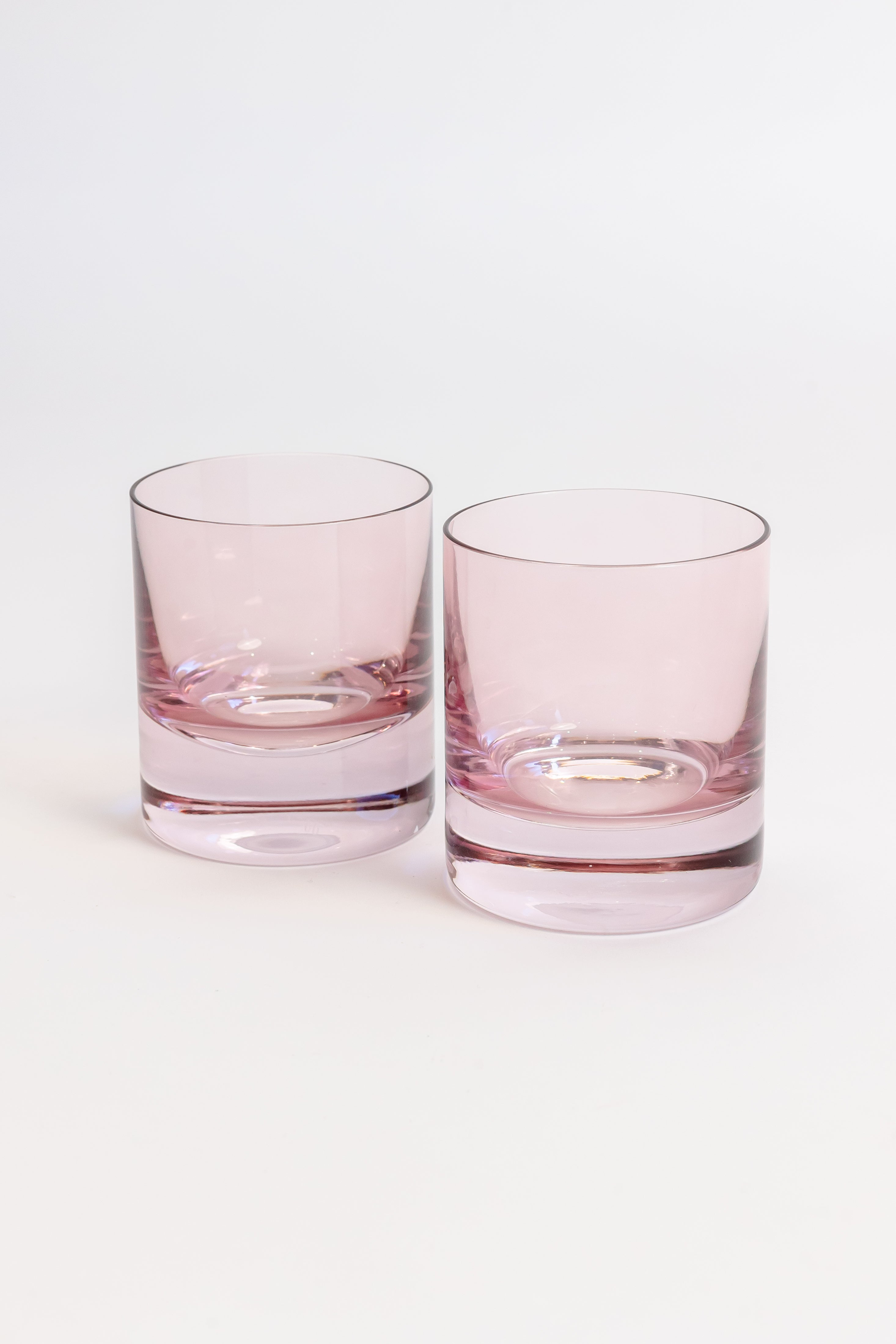 Estelle Colored Glass Estelle Colored Rocks Glass - Set of 2 {Rose} - view 2