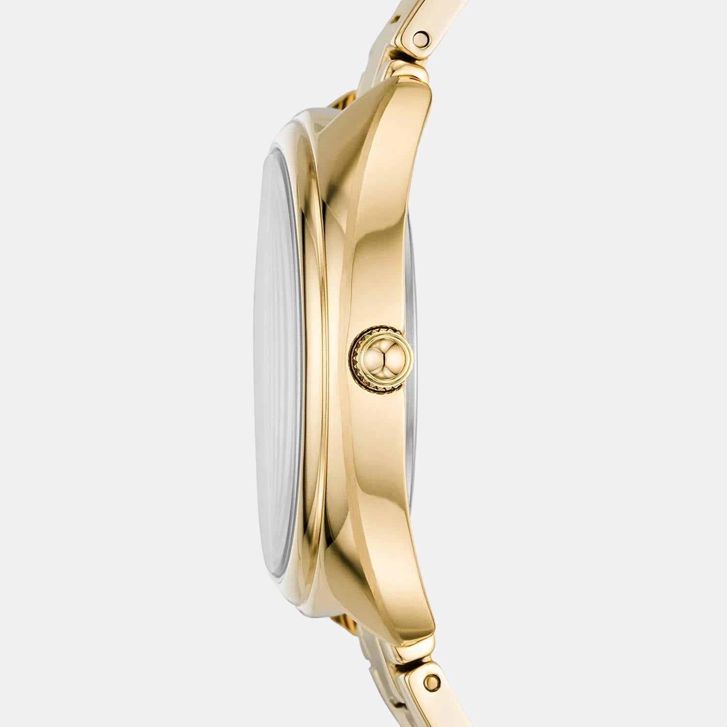 Fossil Gabby Women Quartz Gold Dial Analog Stainless Steel Watch ES5071 - view 2