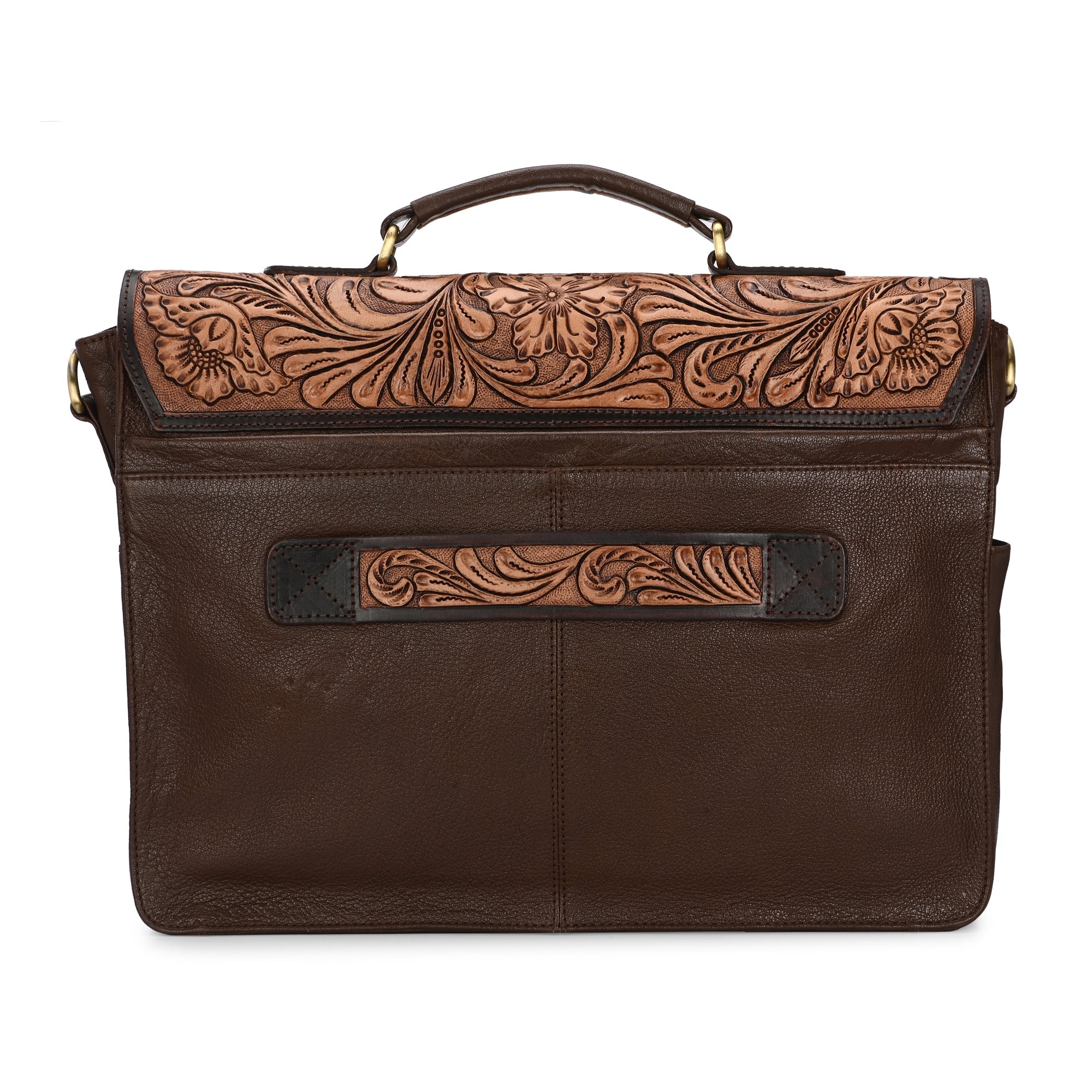 Hand-Carved Bags by Lafattio – Brown - view 6