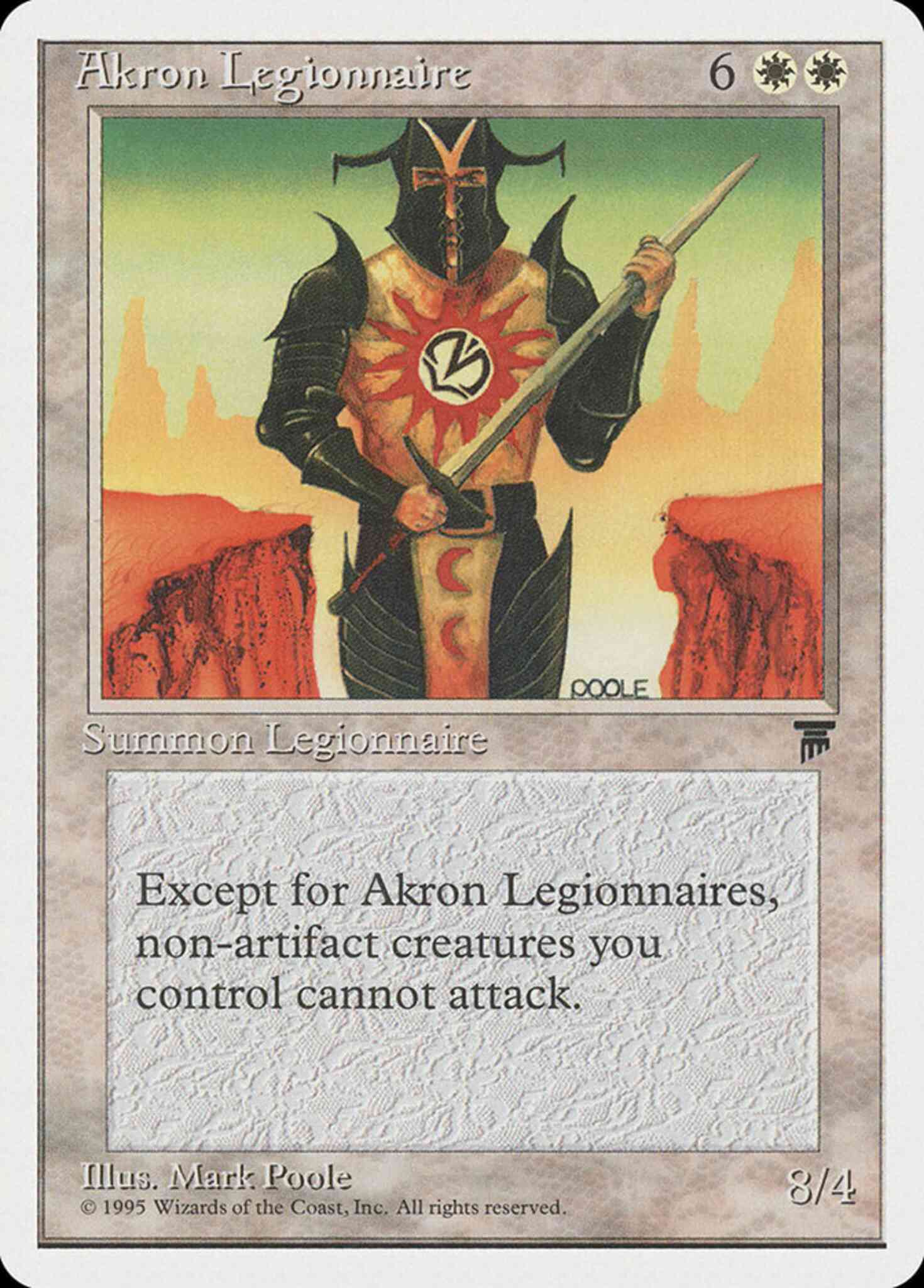 Japanese 2 japanese – Magic Akron Legionnaire - Japanese [2] [Japanese Chronicles] [Non-Foil]