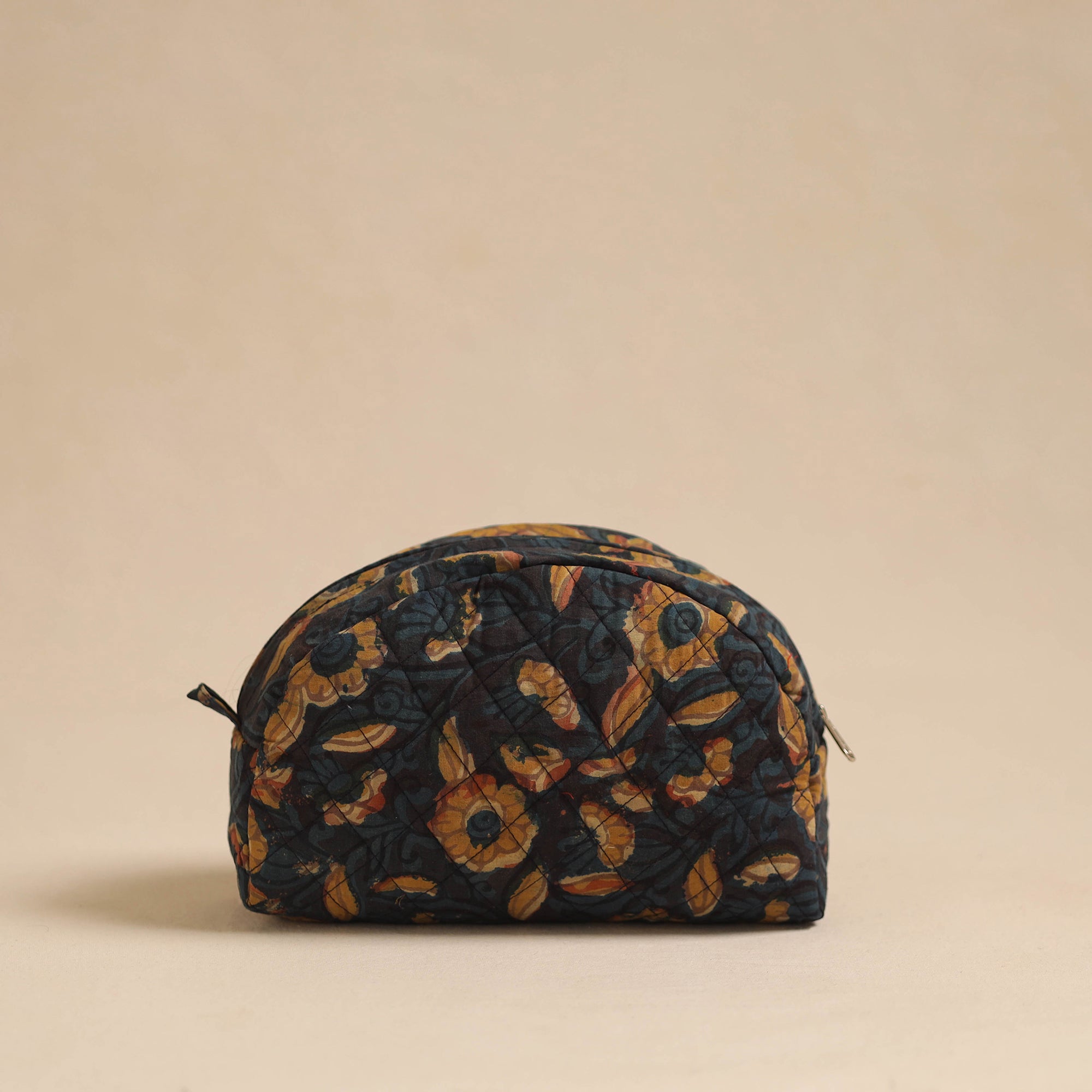 NOORI BAZAR Black - Handcrafted Cotton Quilted Cosmetic Pouch 15 - view 3
