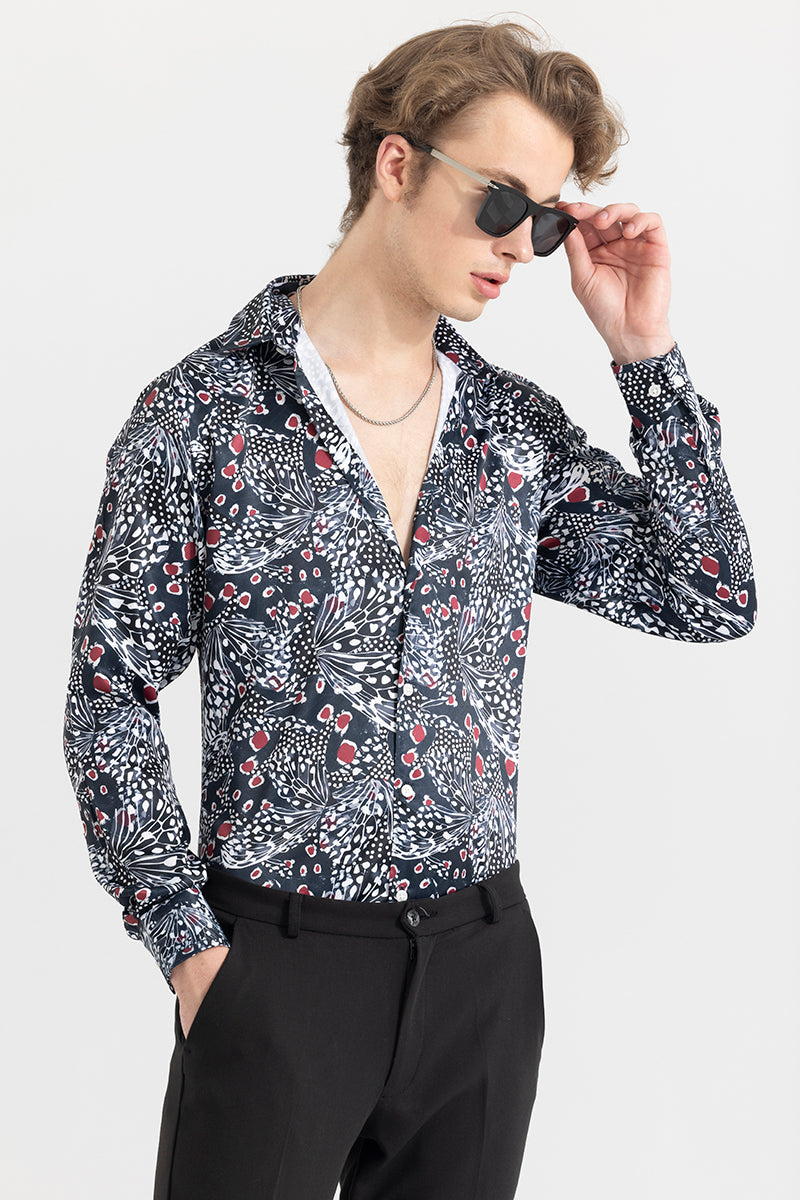 SNITCH Papillon Black Shirt