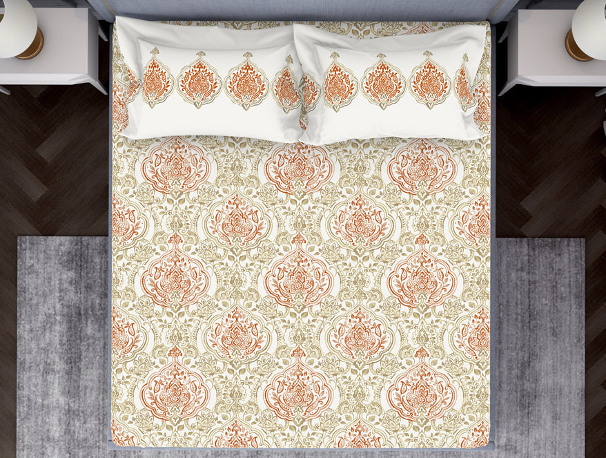 Spaces India Ornamenta Ornate 100% Cotton Fitted King - Essentials by Spaces - view 10
