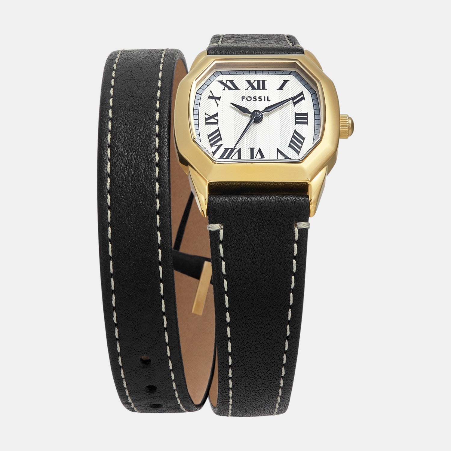 Fossil Harlow Women Quartz Cream Dial Analog Leather Watch ES5404 - view 2