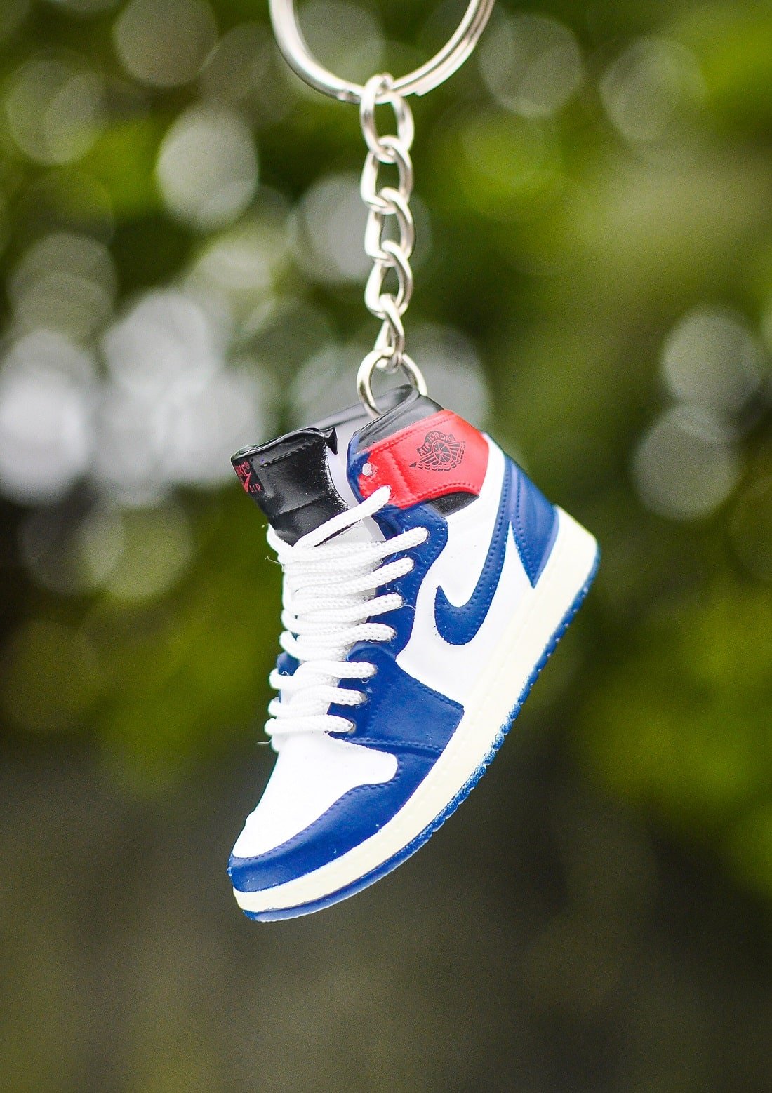 Kicks Machine 3D Sneaker Keychain AJ1 Union Blue Toe
