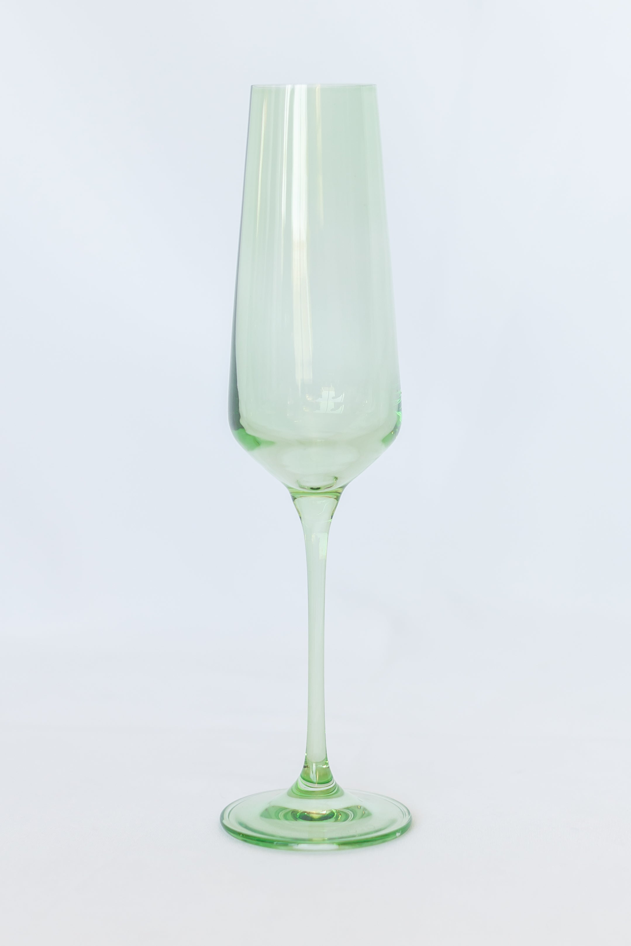 Estelle Colored Glass Estelle Colored Champagne Flute - Set of 2 {Mint Green} - view 2