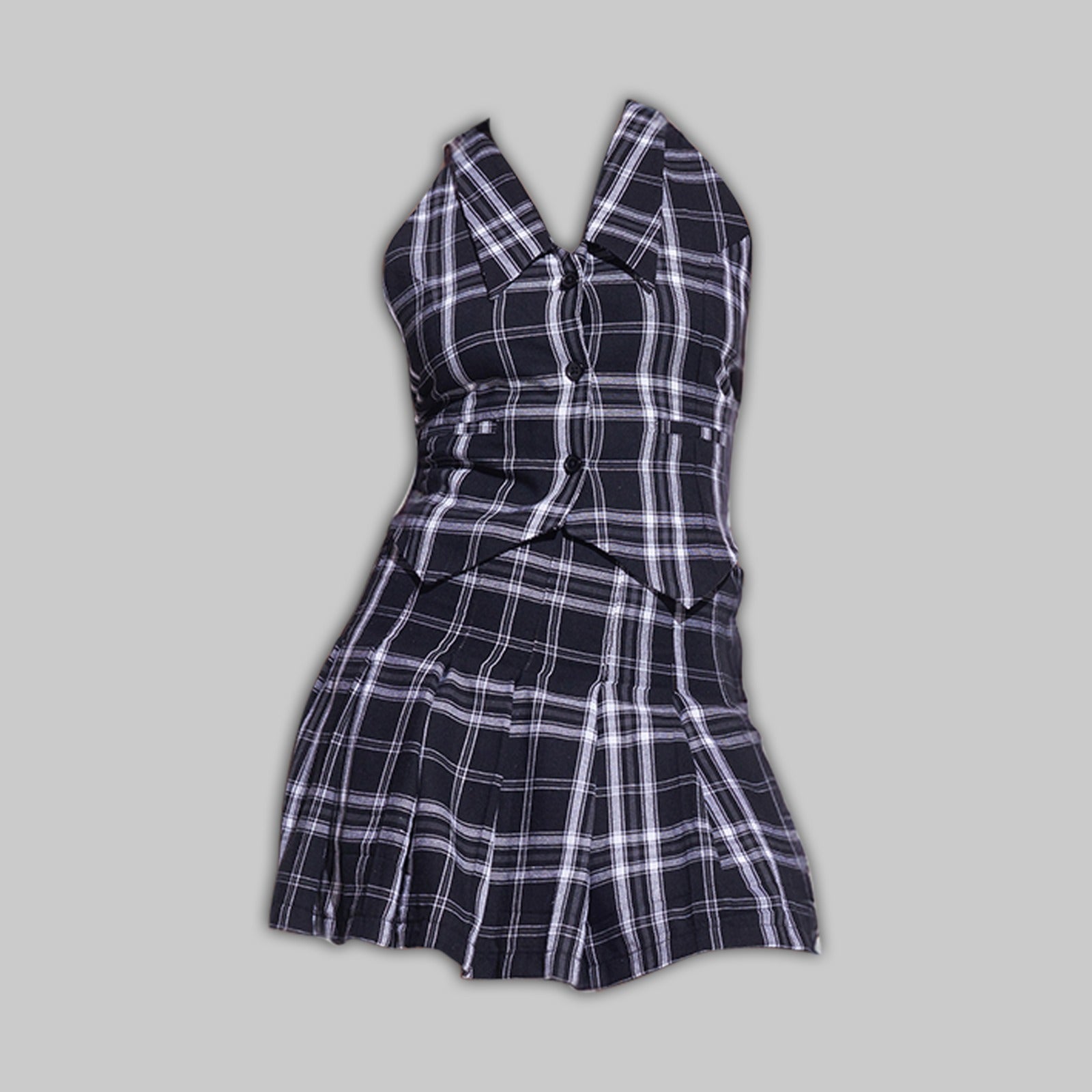 Black waistcoat skirt – I Z F Black waistcoat & Skirt combo