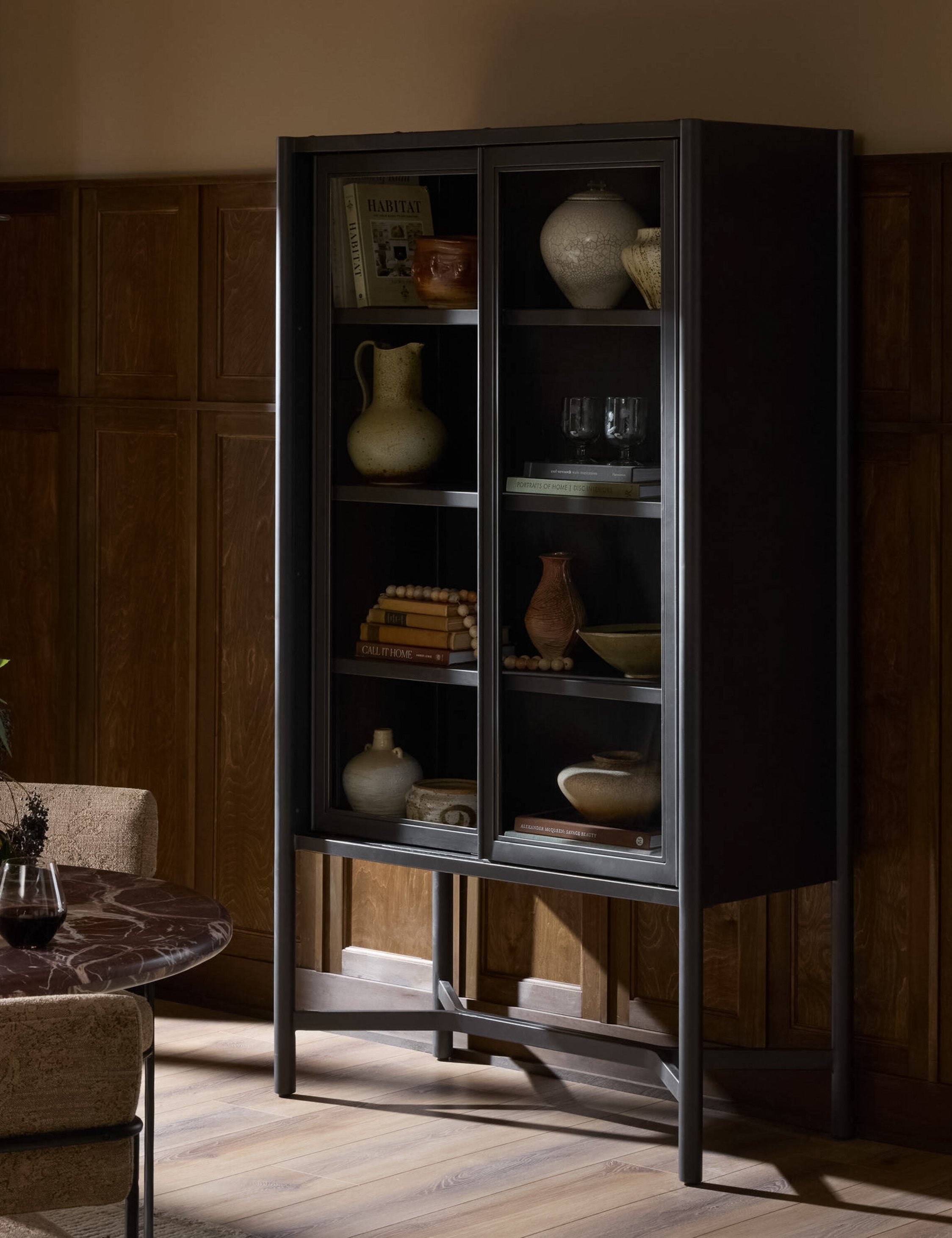 Lulu and Georgia Hobson Curio Cabinet – Black - view 2