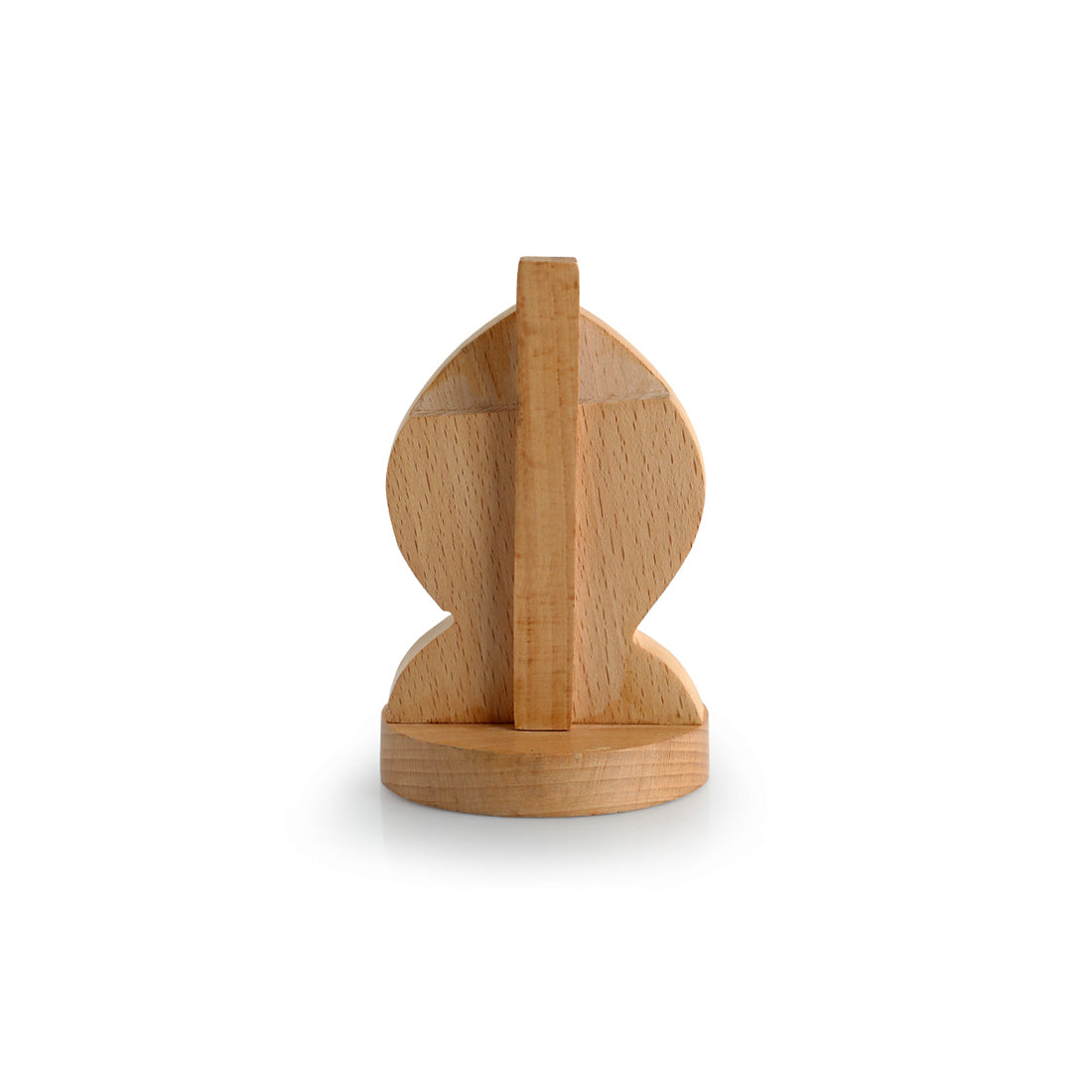 EXCLUSIVELANE 'The Nocturnal Owl' handcrafted Spectacle Holder & Showpiece In Sheesham and Beach Wood - view 5