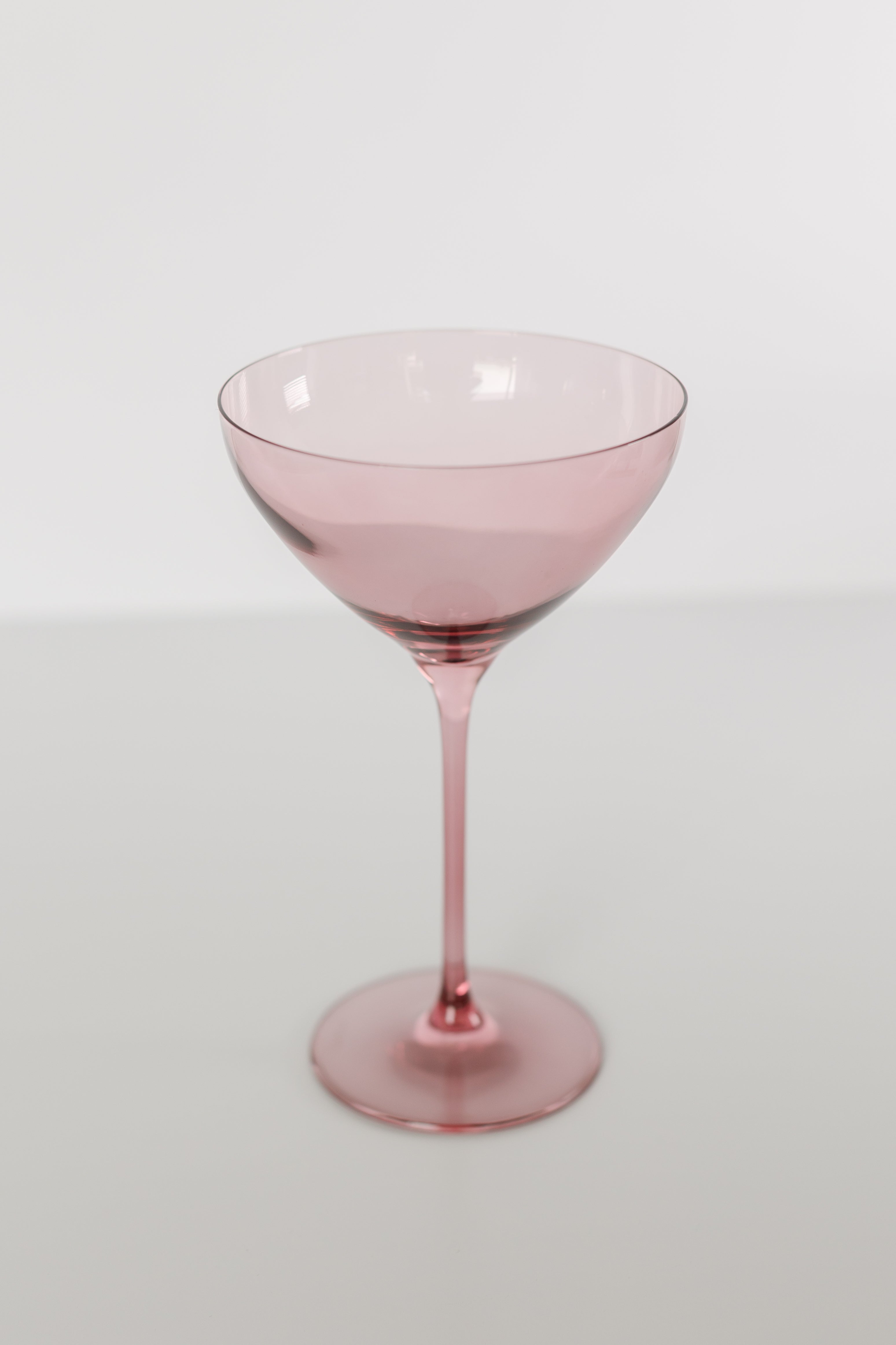 Estelle Colored Glass Estelle Colored Martini Glass - Set of 2 {Rose} - view 4
