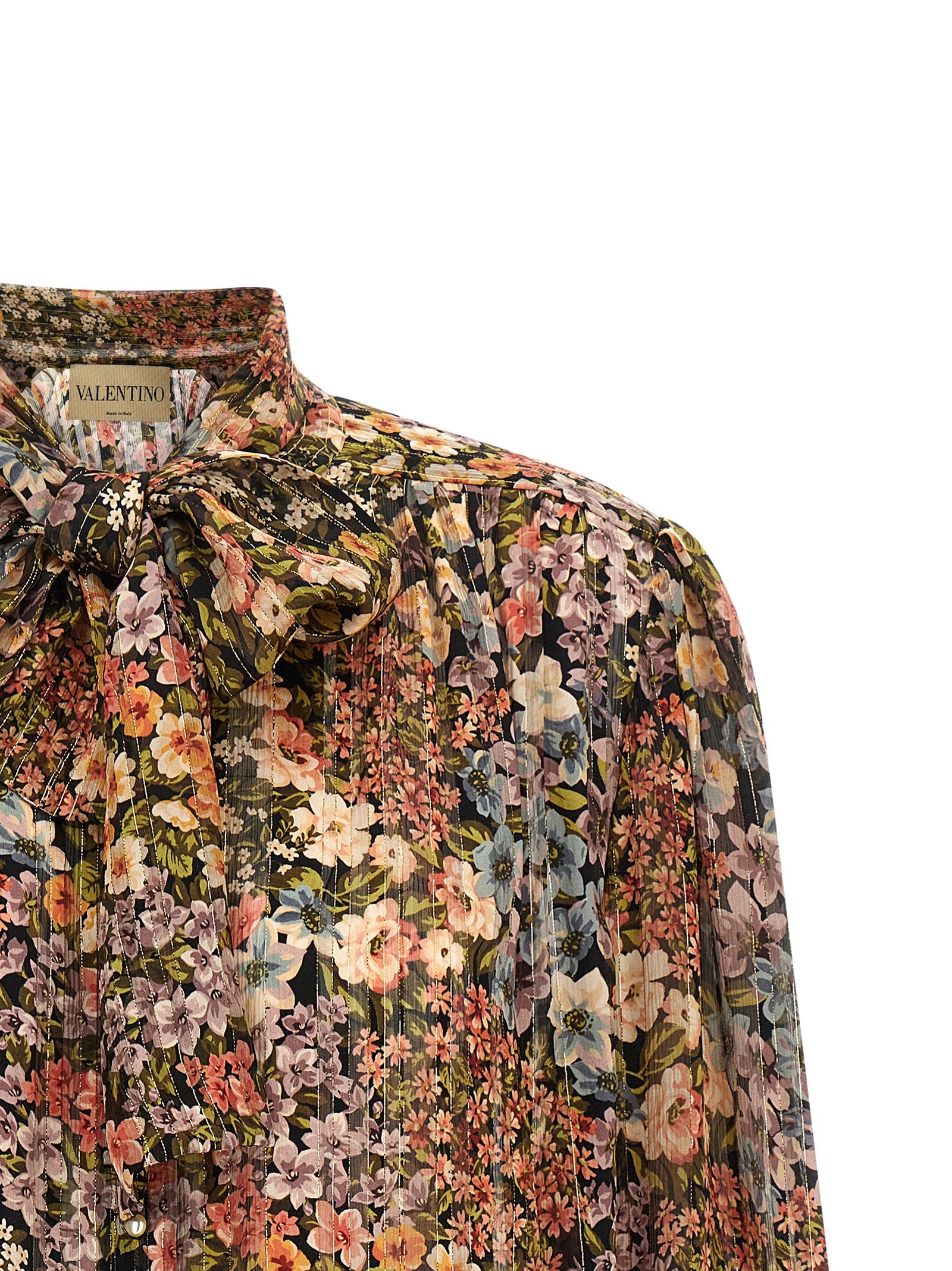 Valentino Garavani Après Lhiver Shirt – 98% silk 2% metal fiber - view 3