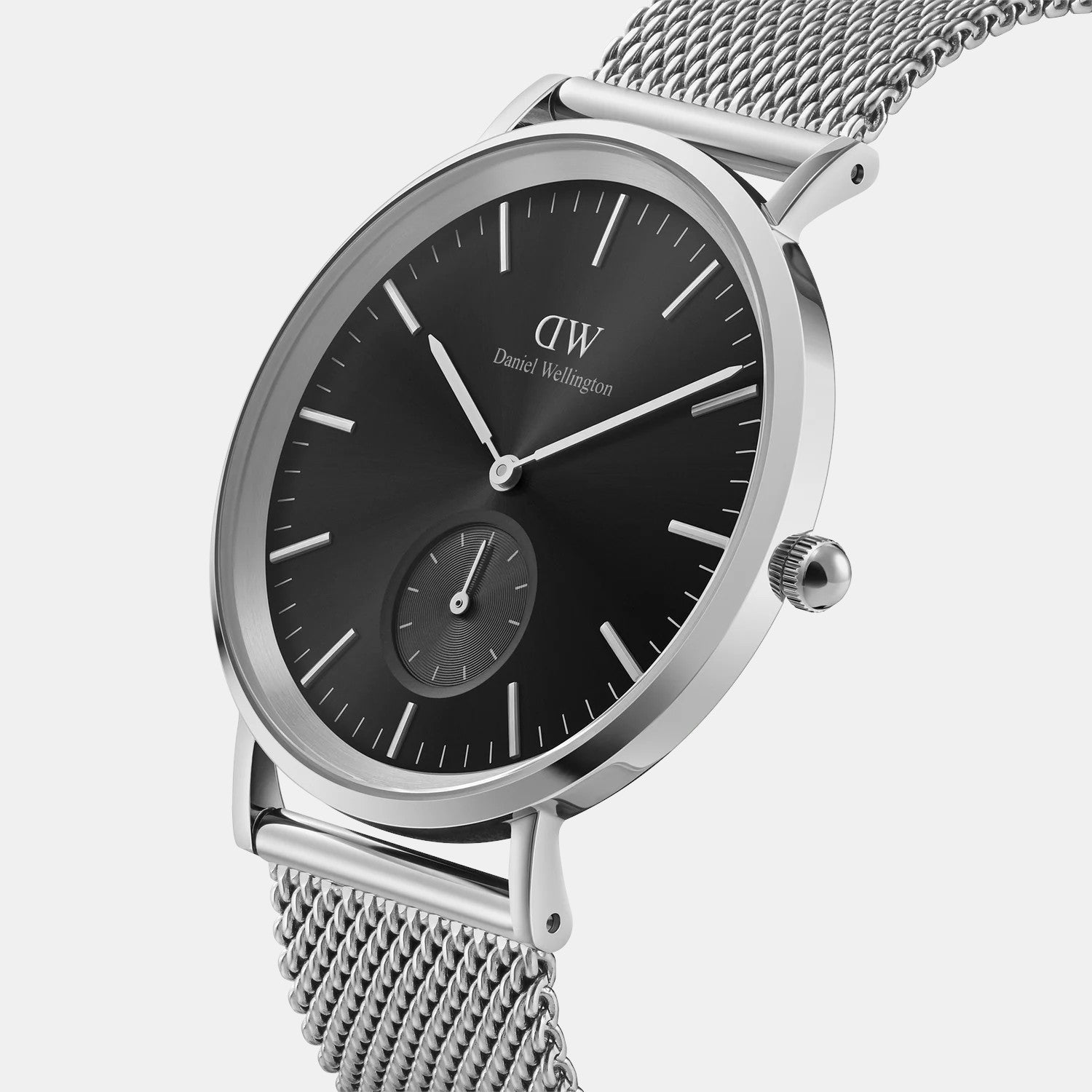 Daniel Wellington Classic Men Quartz Black Dial Analog Stainless Steel Watch DW00100711K - view 2