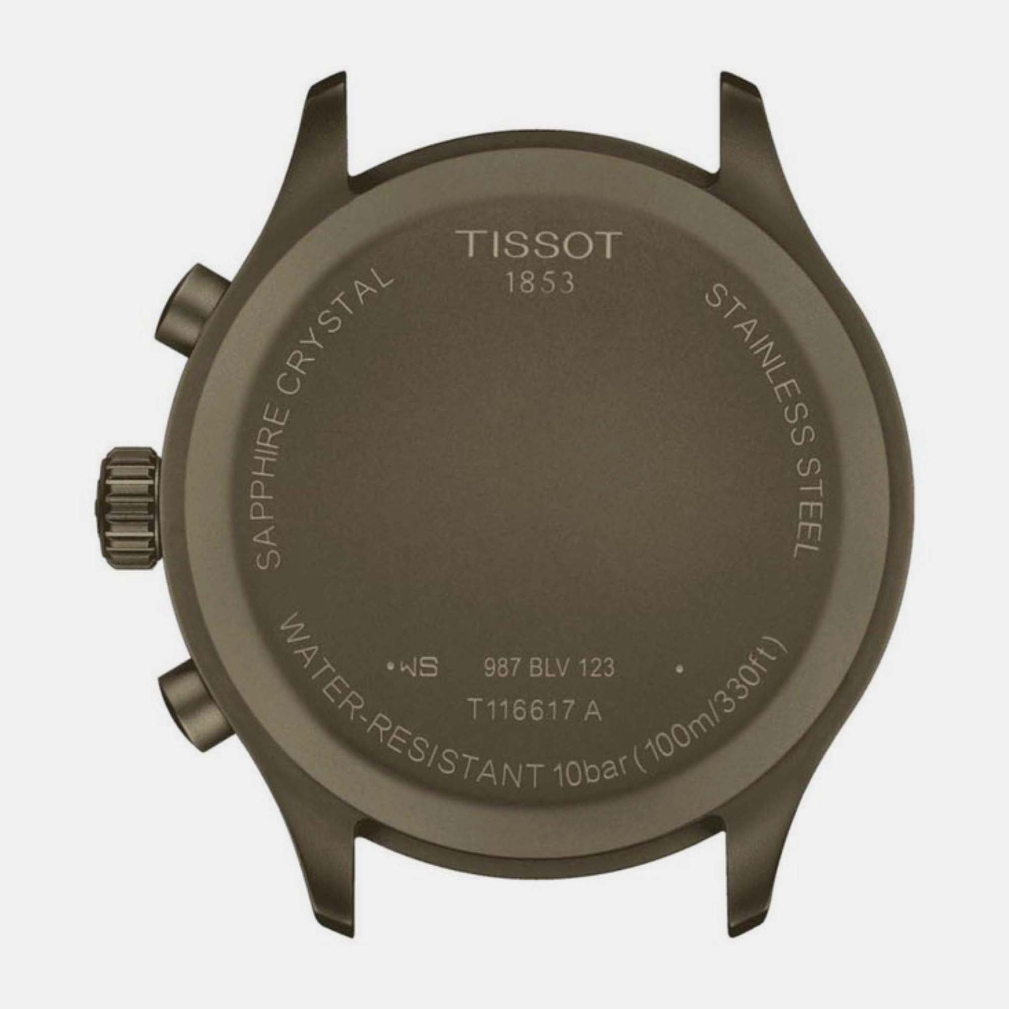 Tissot CHRONO XL Men Quartz Khaki Dial Chronograph Leather Watch T1166173609200 - view 3