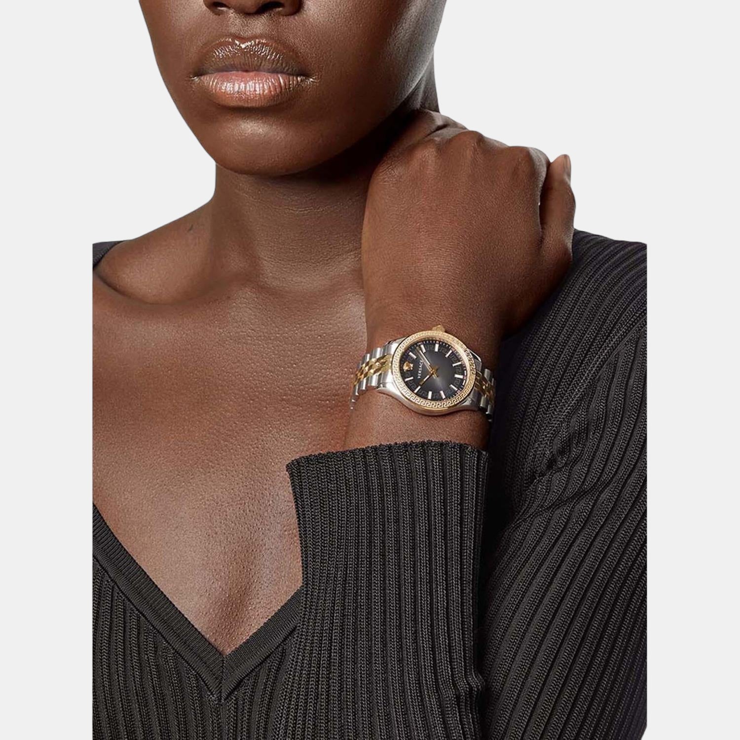 Versace Hellenyium Women Quartz Grey Dial Analog Stainless Steel Watch VEHU00520 - view 4