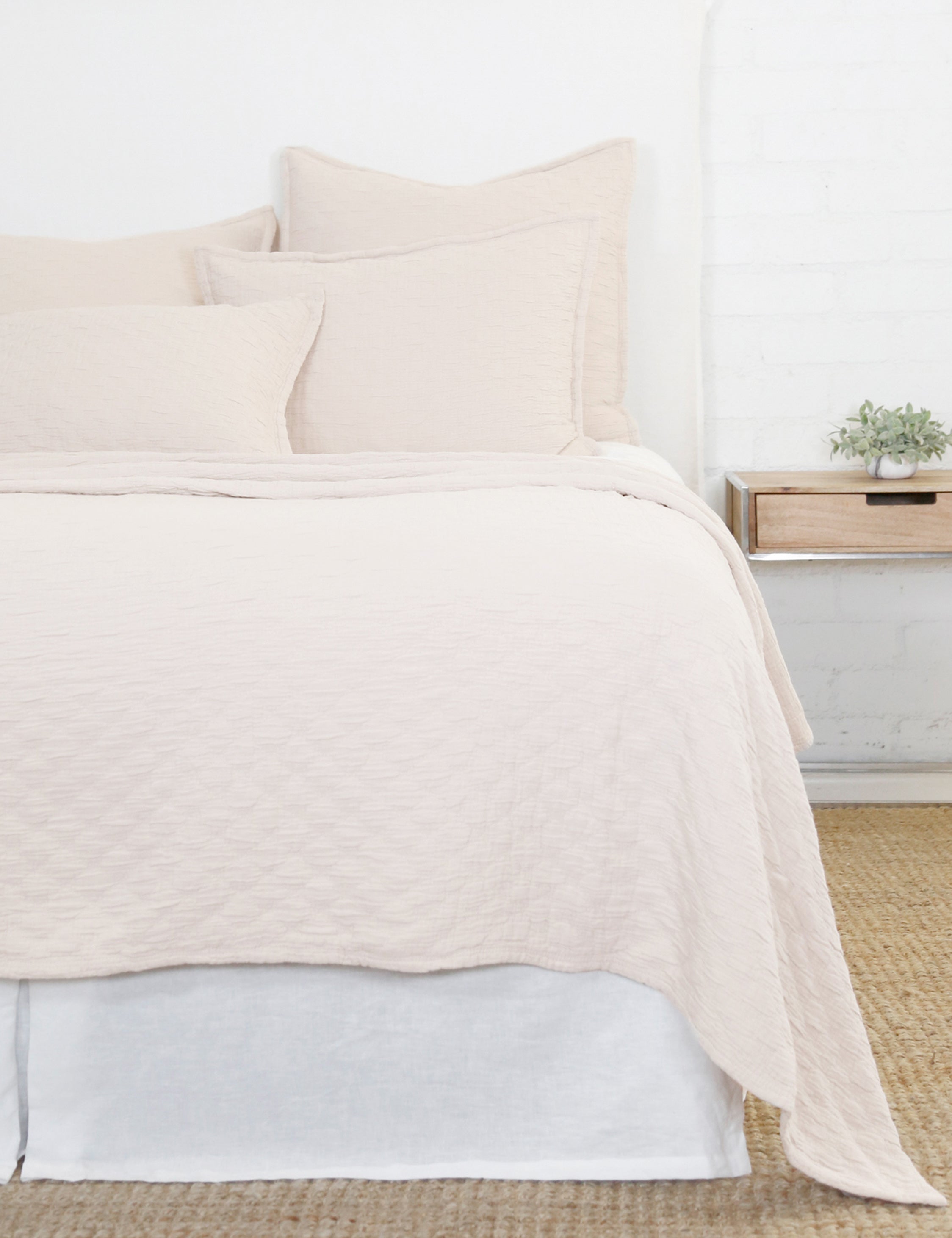 Lulu and Georgia Ojai Cotton Matelassé Sham by Pom Pom at Home - view 6