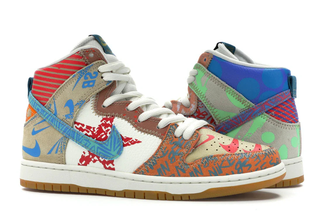 Nike SB Dunk High 'Thomas Cambell What The' – Multicolor - view 2
