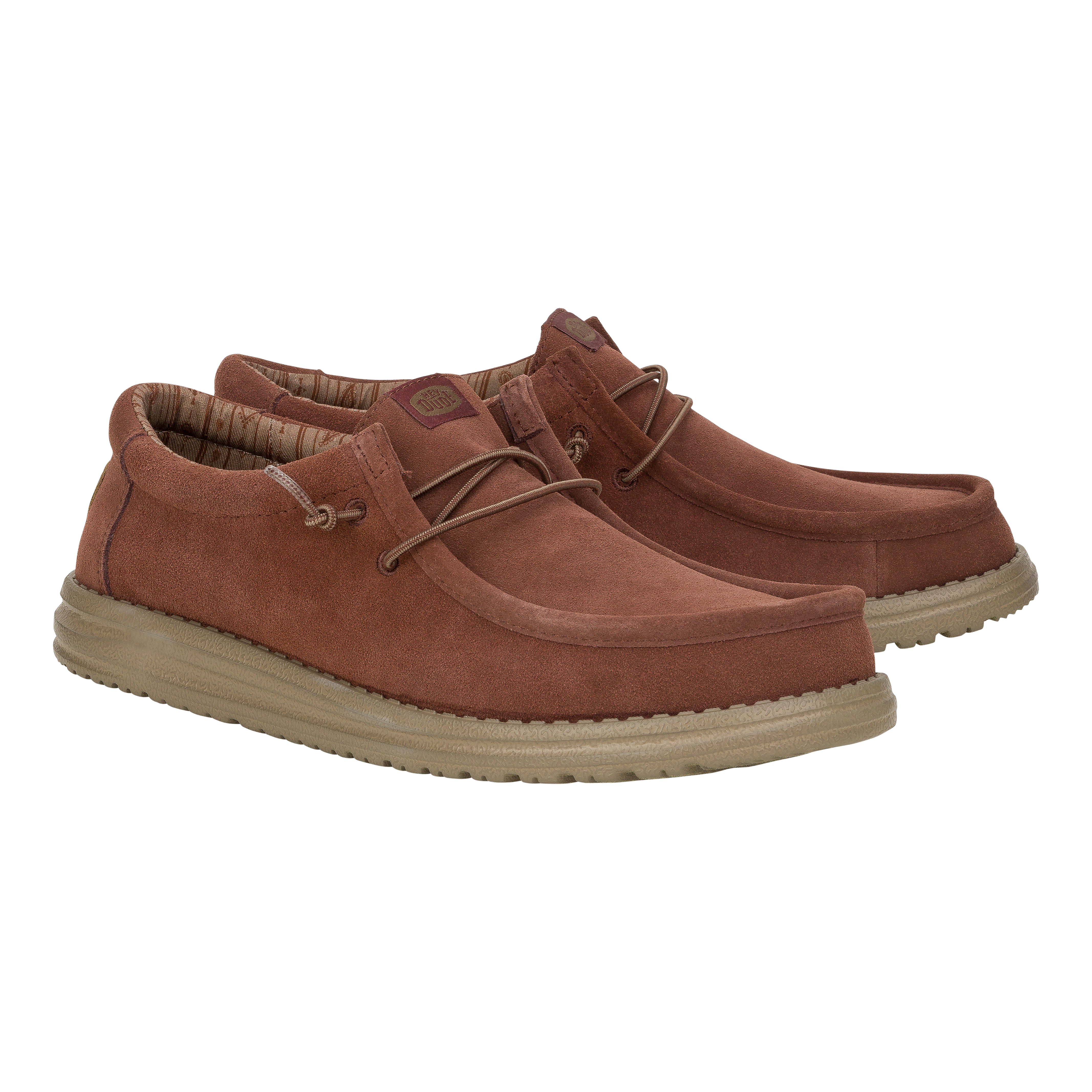 HEYDUDE shoes Wally Suede - Dark Brown – Men's - view 2