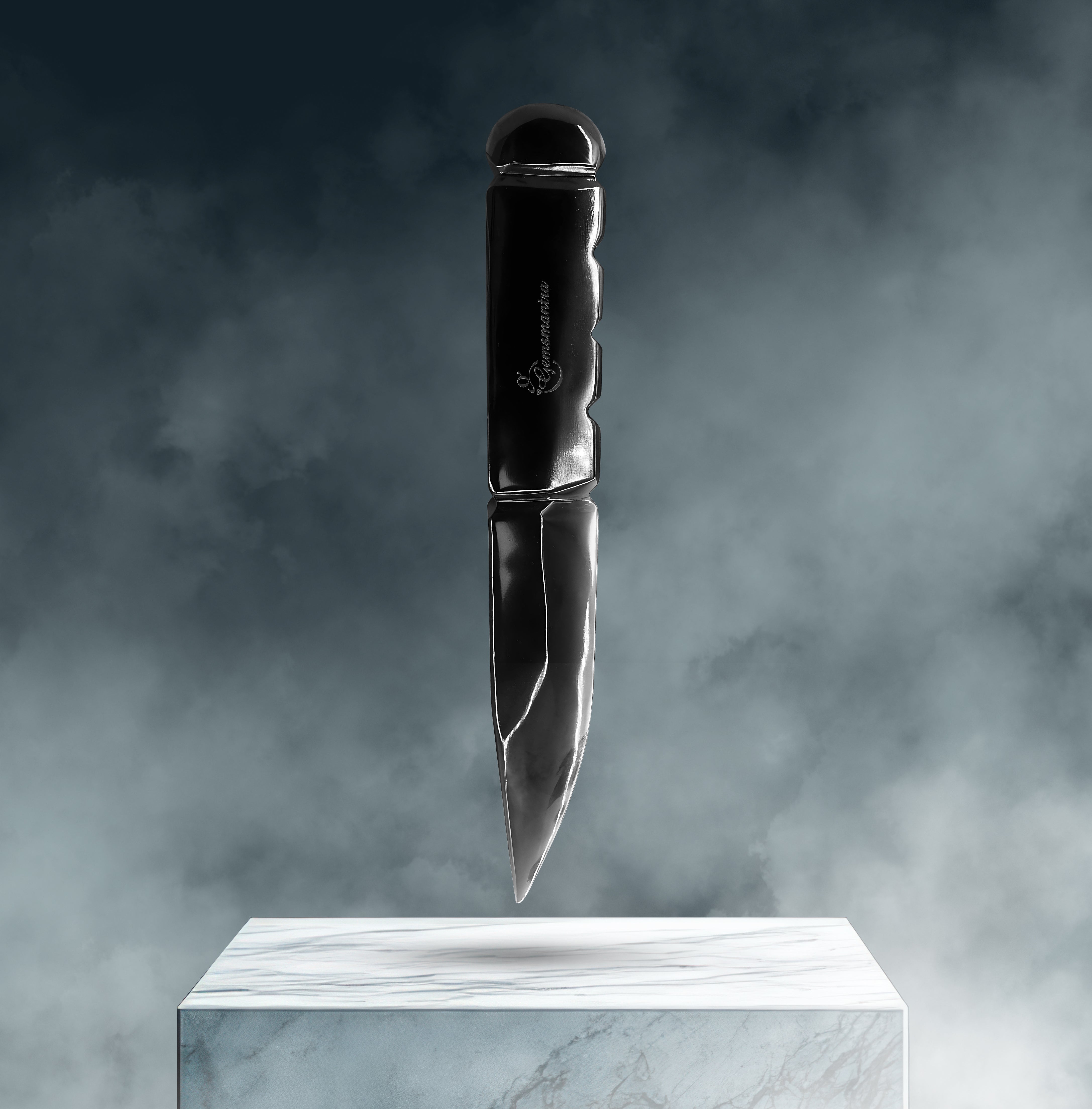 Gemsmantra The Black Obsedian Predator Knife - view 3