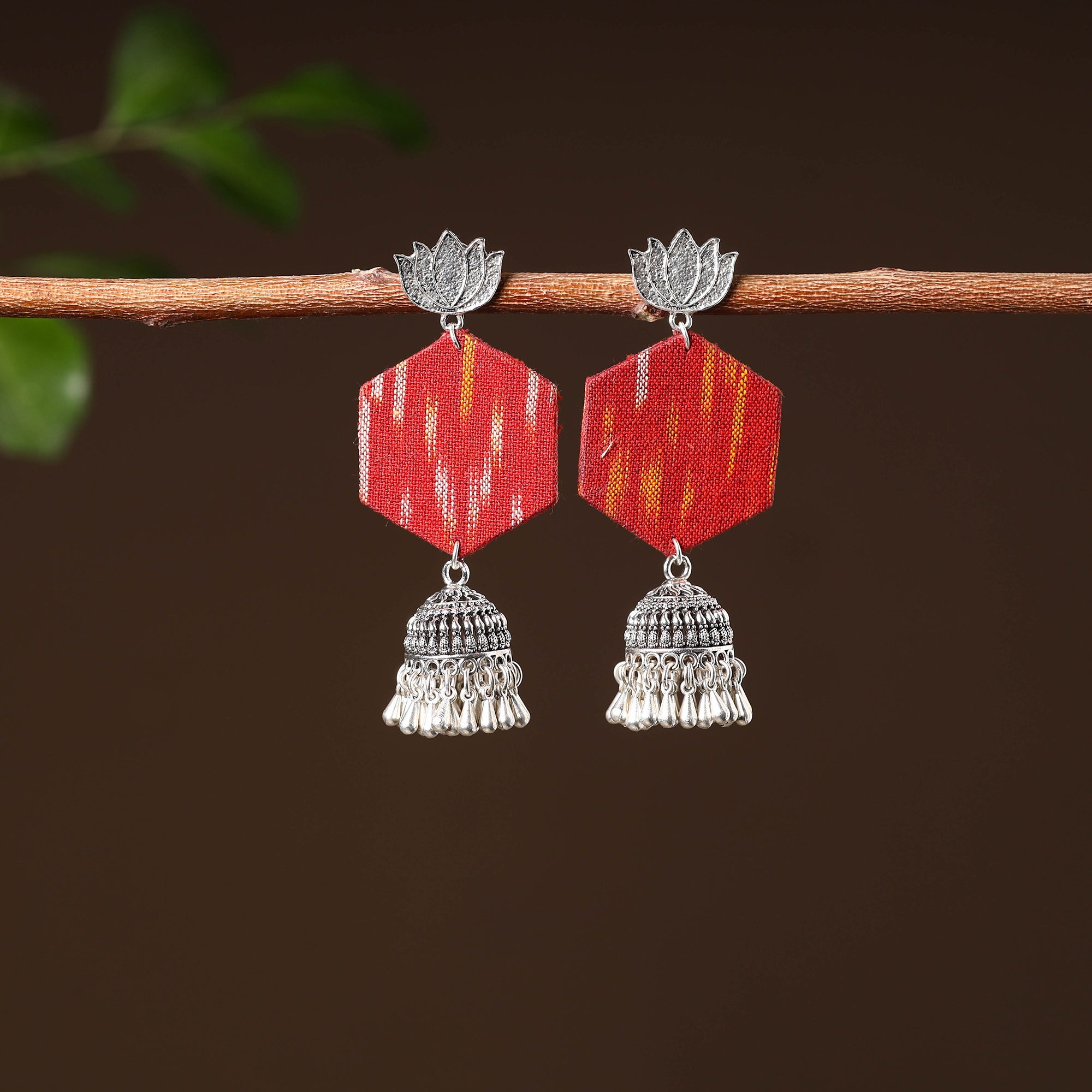 JALPARI Anupa Handcrafted GS Fabart Earrings
