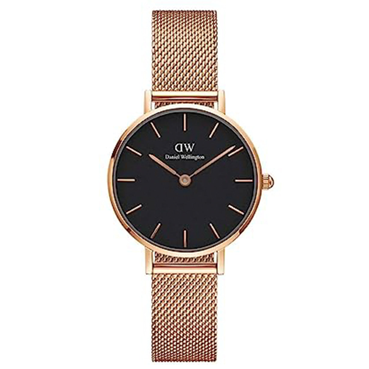 Daniel Wellington Petite Melrose Black & Rose Gold