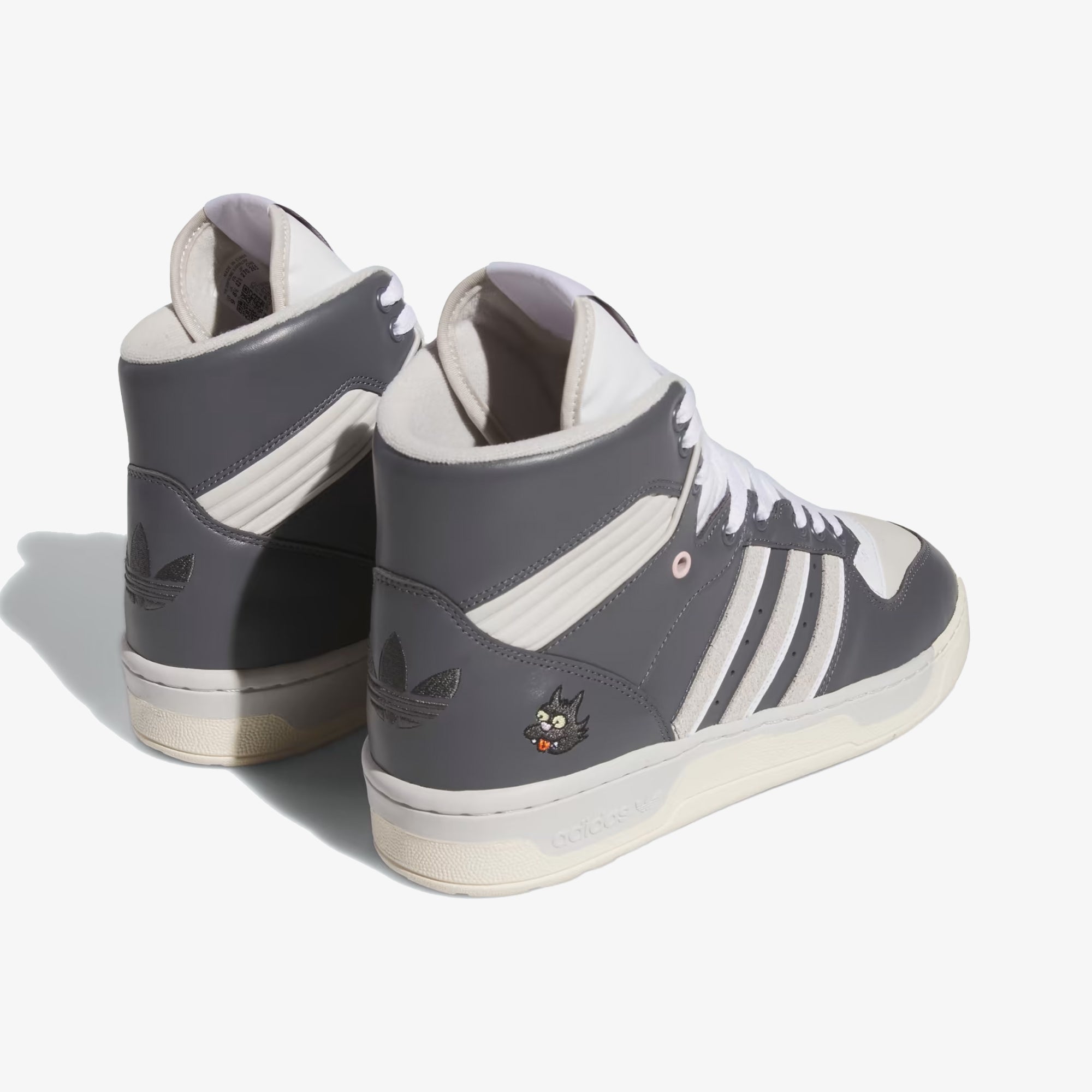 Adidas Originals | RIVALRY HIGH SCRATCHY { GREY FIVE/ GREY ONE /CREAM WHITE - view 4