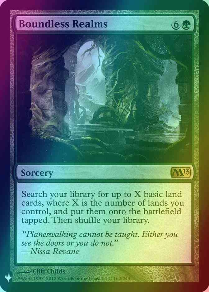 Boundless realms m13-162 – Magic Boundless Realms [M13-162] [The List] [Foil]